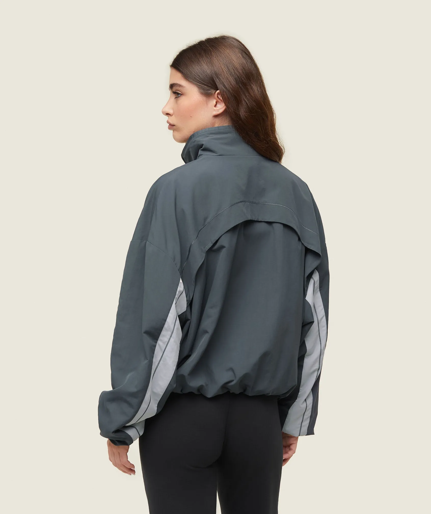 Gymshark everywear Coaches Track Jacket - Faded Black/Ice Grey sold by Gymshark product image thumbnail 2