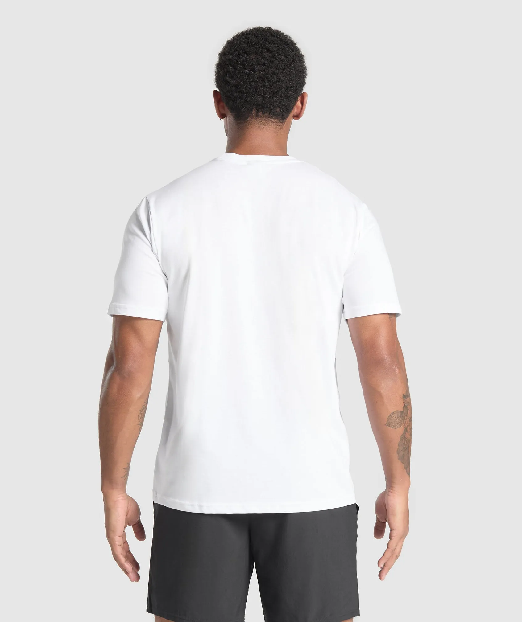 Gymshark Fitness Apparel Functional T-Shirt - White sold by Gymshark product image thumbnail 2