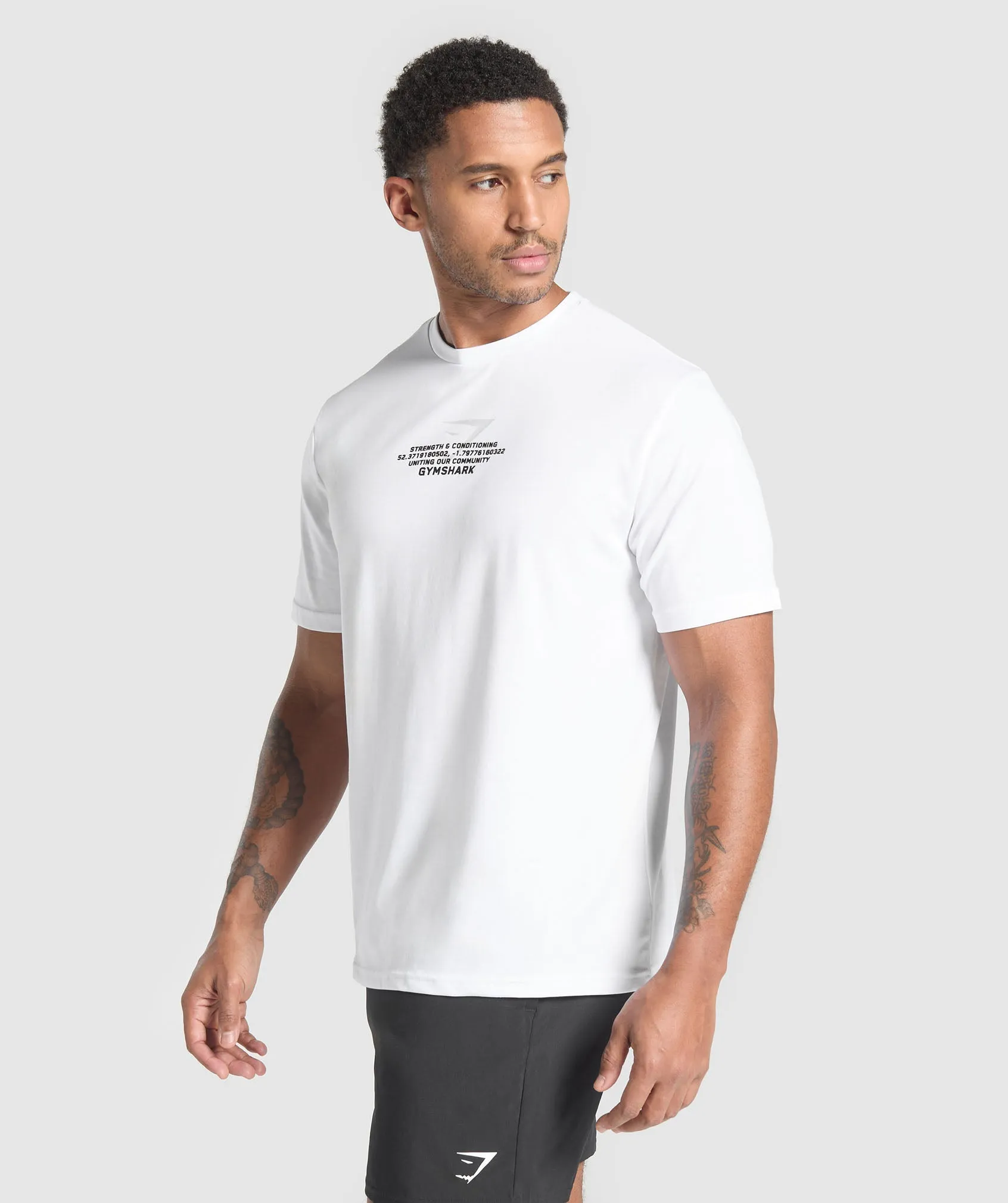 Gymshark Fitness Apparel Functional T-Shirt - White sold by Gymshark product image thumbnail 4