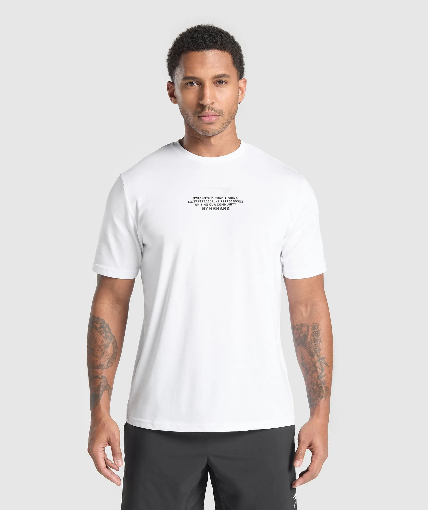 Gymshark Fitness Apparel Functional T-Shirt - White sold by Gymshark