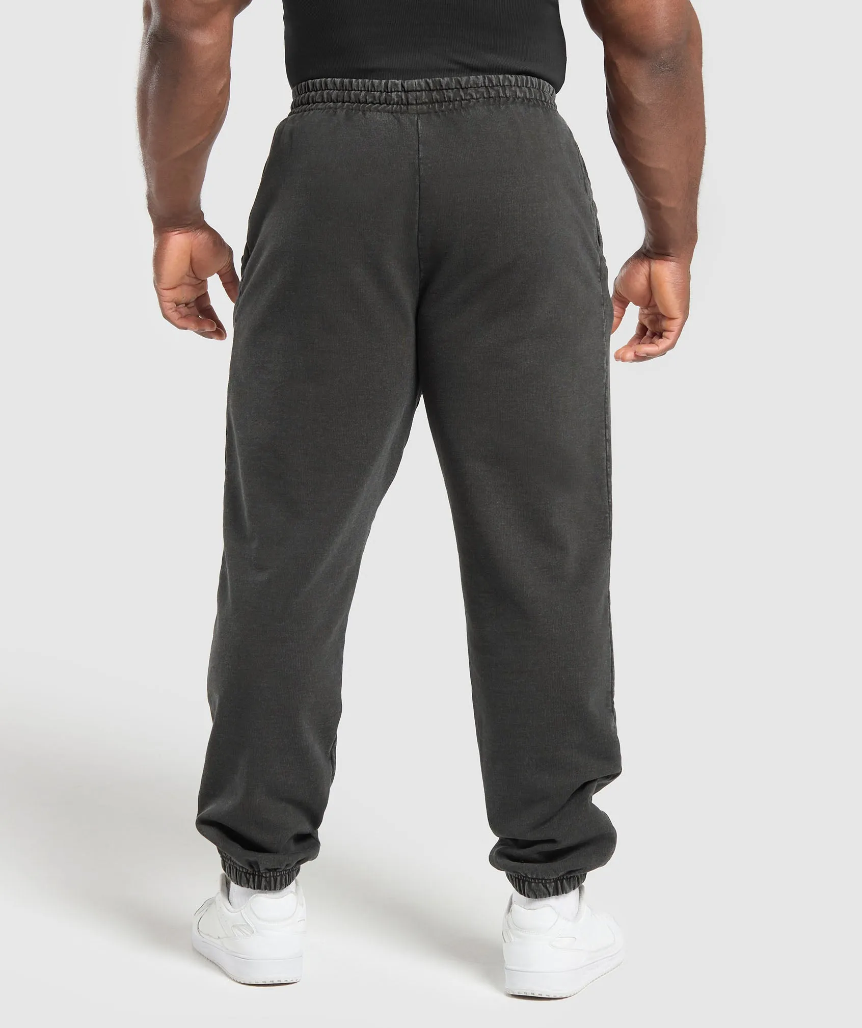 Gymshark Distressed Graphic Joggers - Black Acid Wash sold by Gymshark product image thumbnail 2