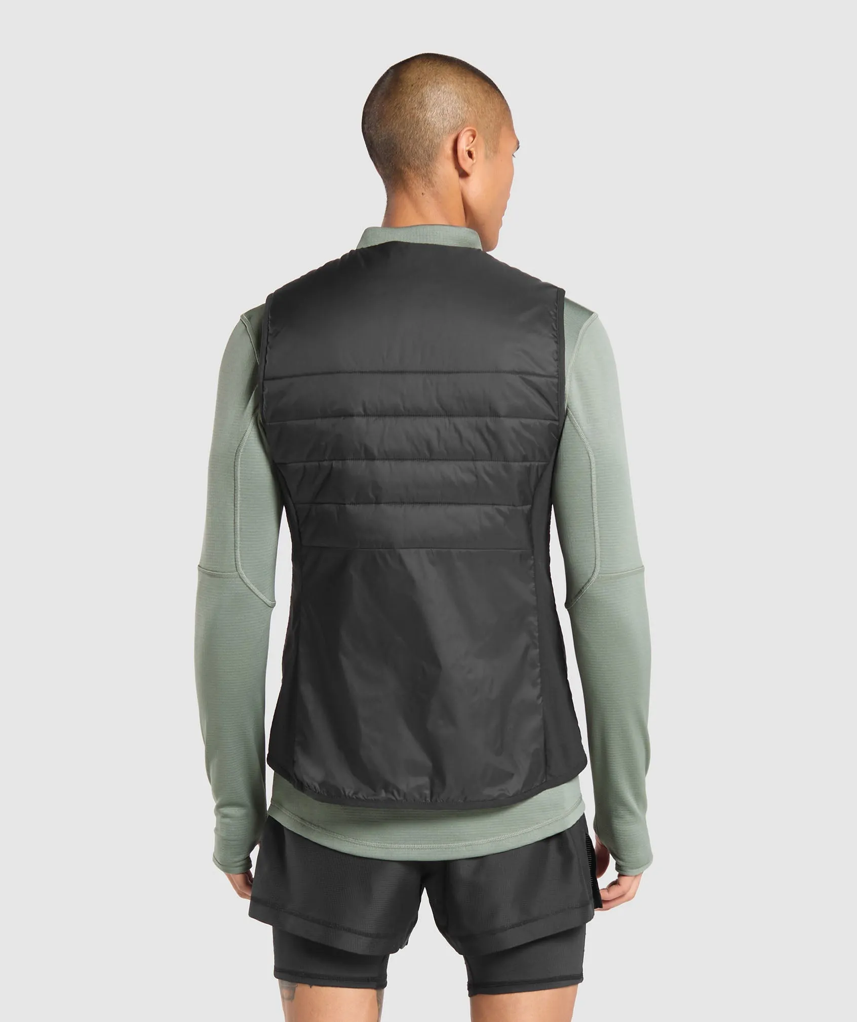 Gymshark Running Gilet - Black sold by Gymshark product image thumbnail 2