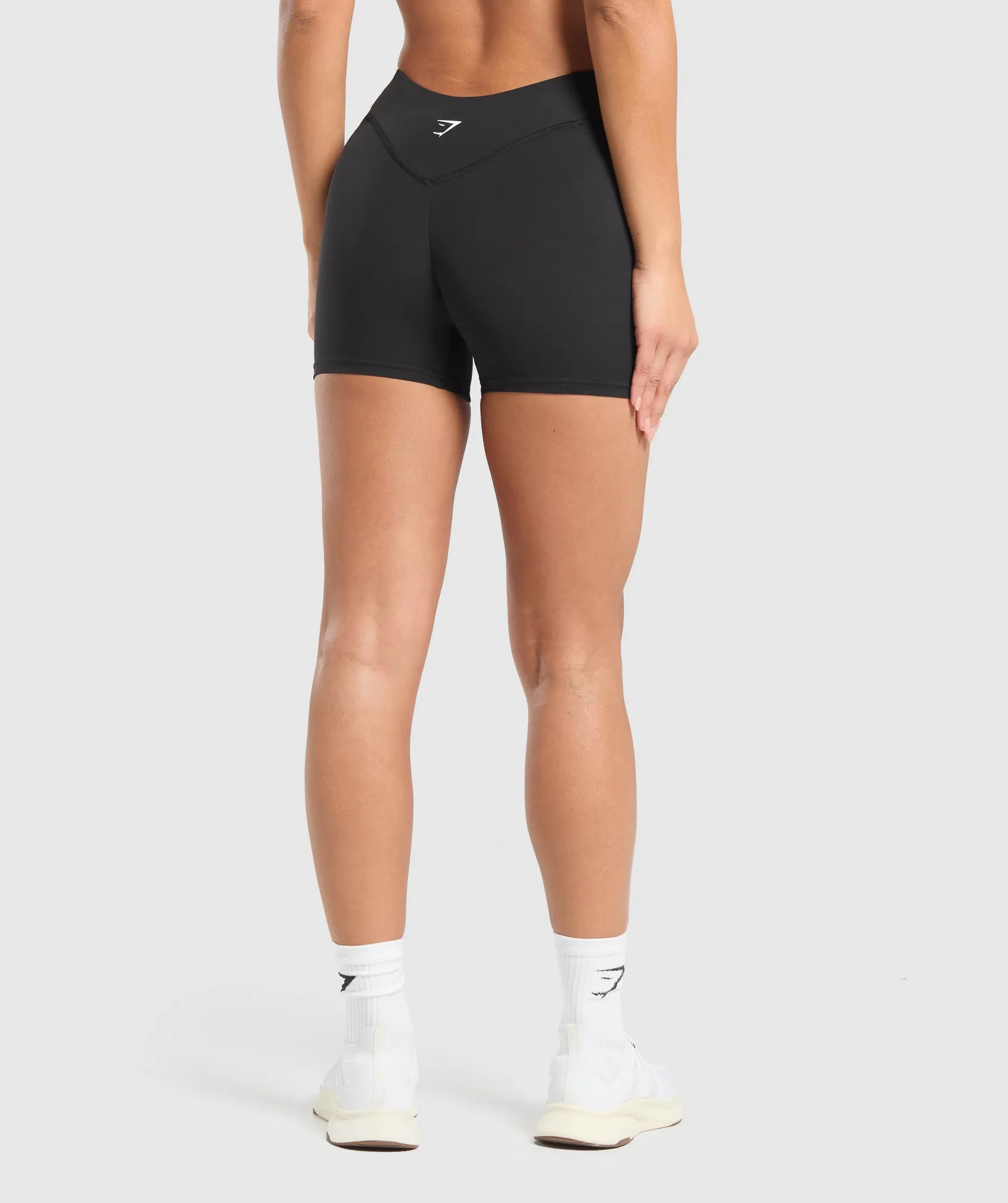 Gymshark Dipped Waistband Shorts - Black sold by Gymshark product image thumbnail 2