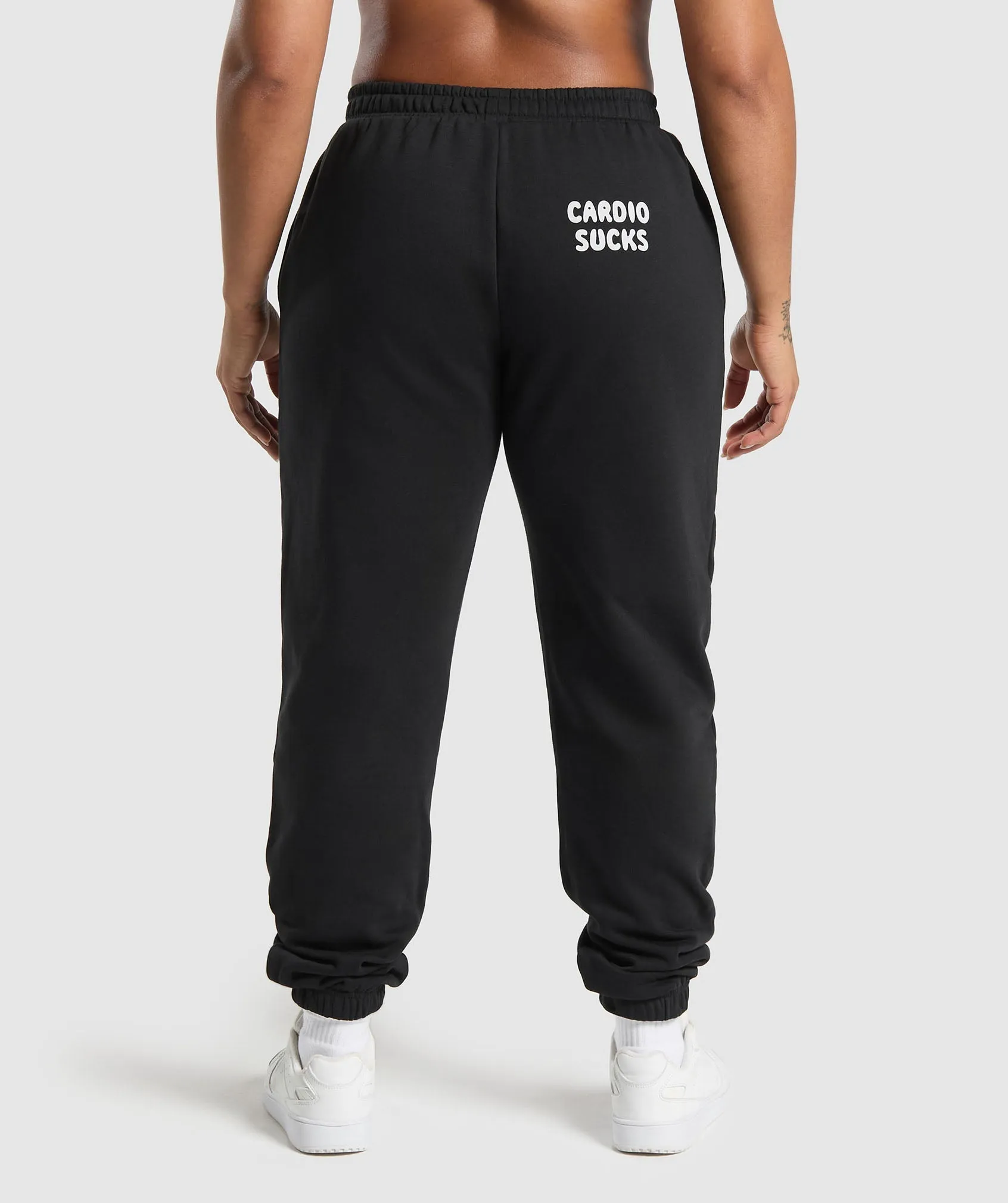 Gymshark Graphic Reaper Oversized Joggers - Black sold by Gymshark