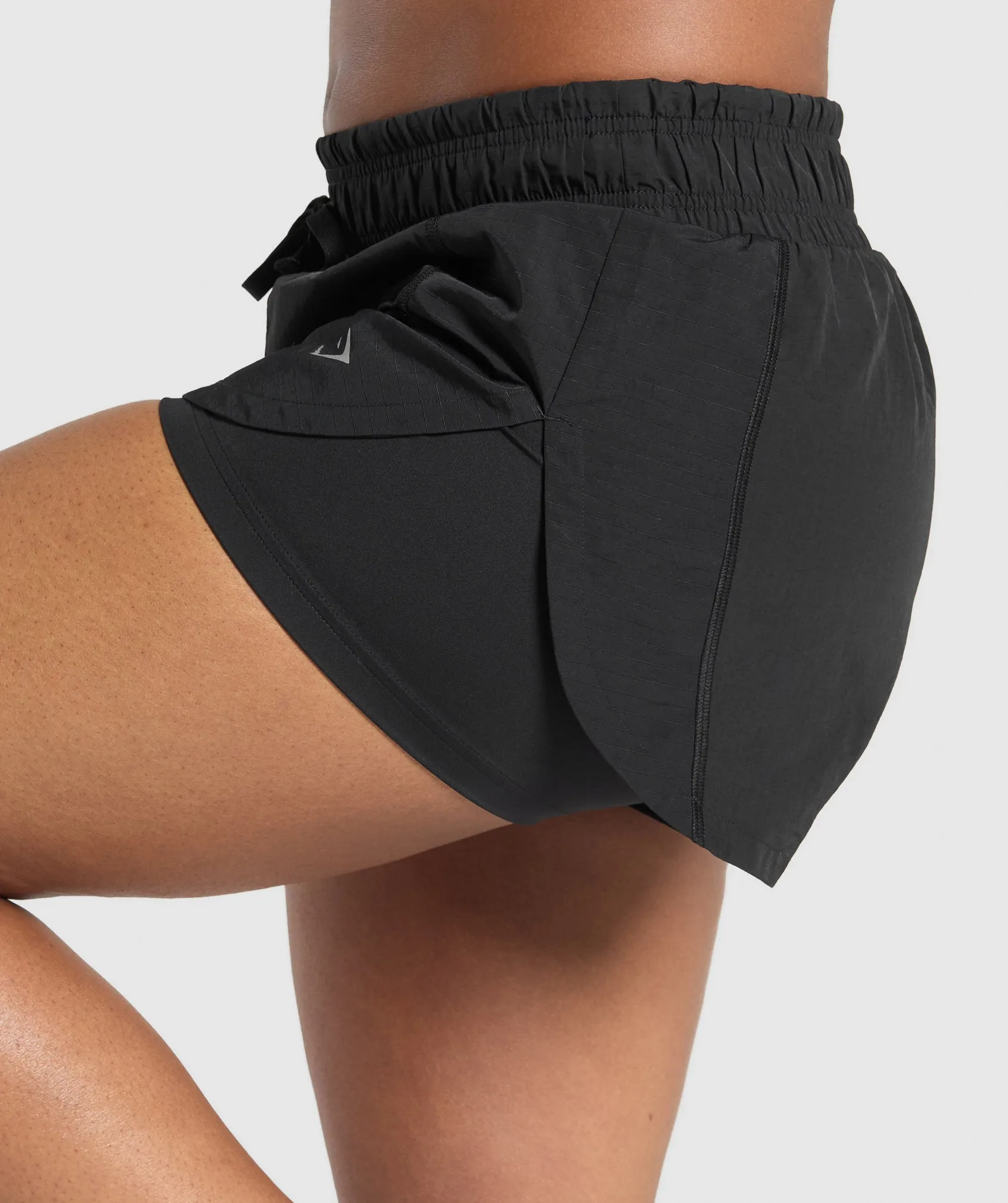 Gymshark Running 2 in 1 Woven Shorts - Black sold by Gymshark product image thumbnail 5