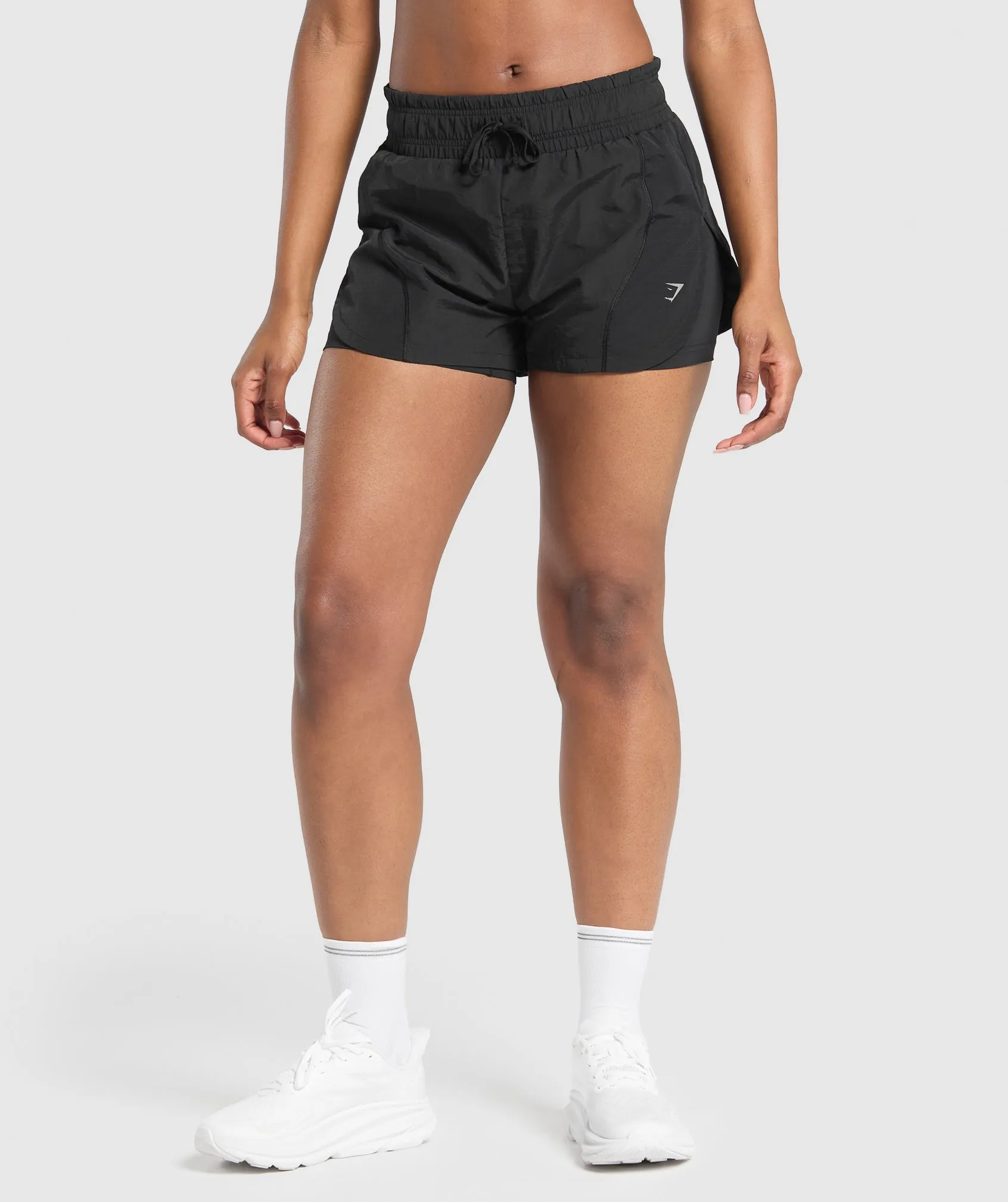 Gymshark Running 2 in 1 Woven Shorts - Black sold by Gymshark