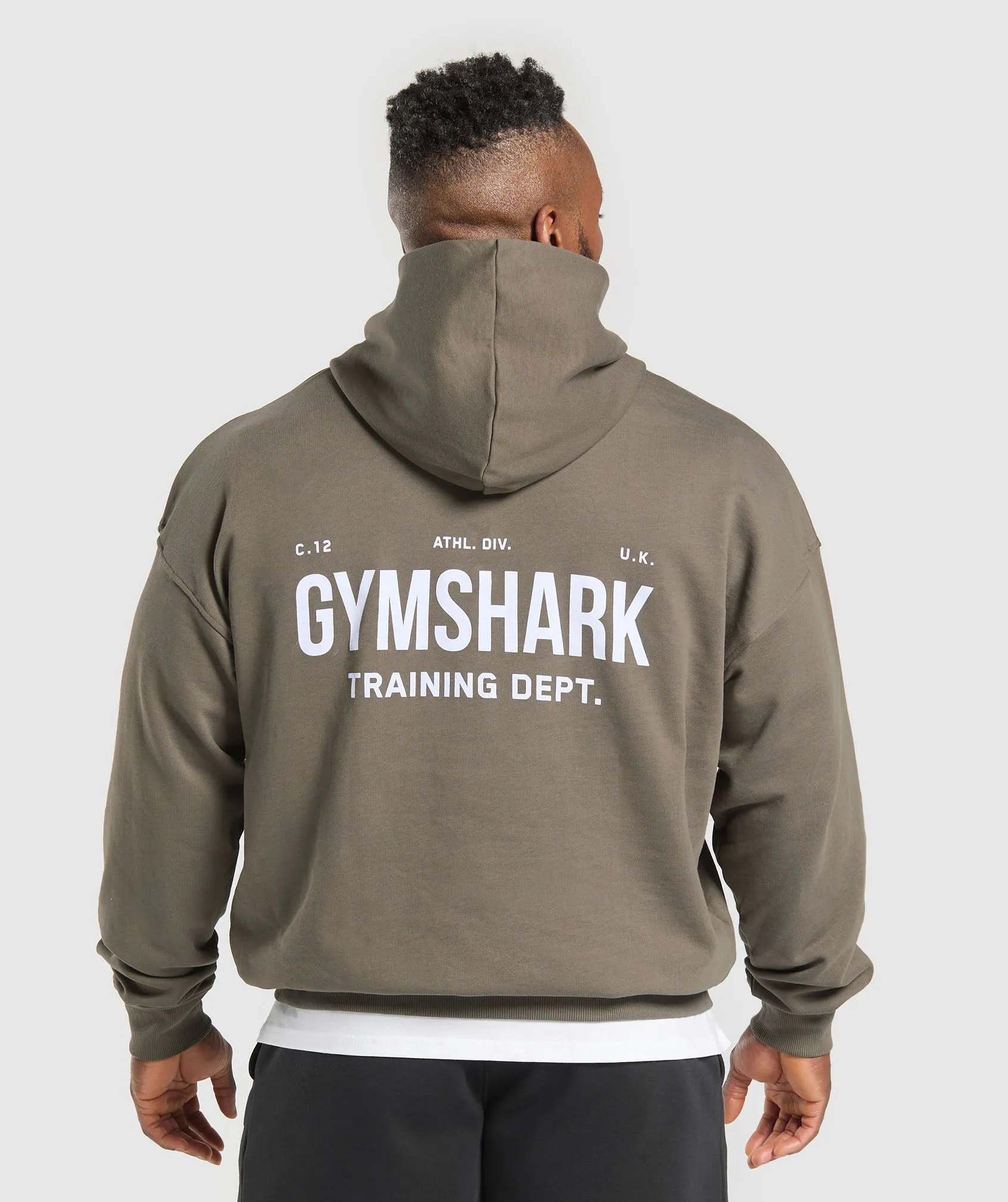 Gymshark Training Dept. Hoodie - Camo Brown sold by Gymshark