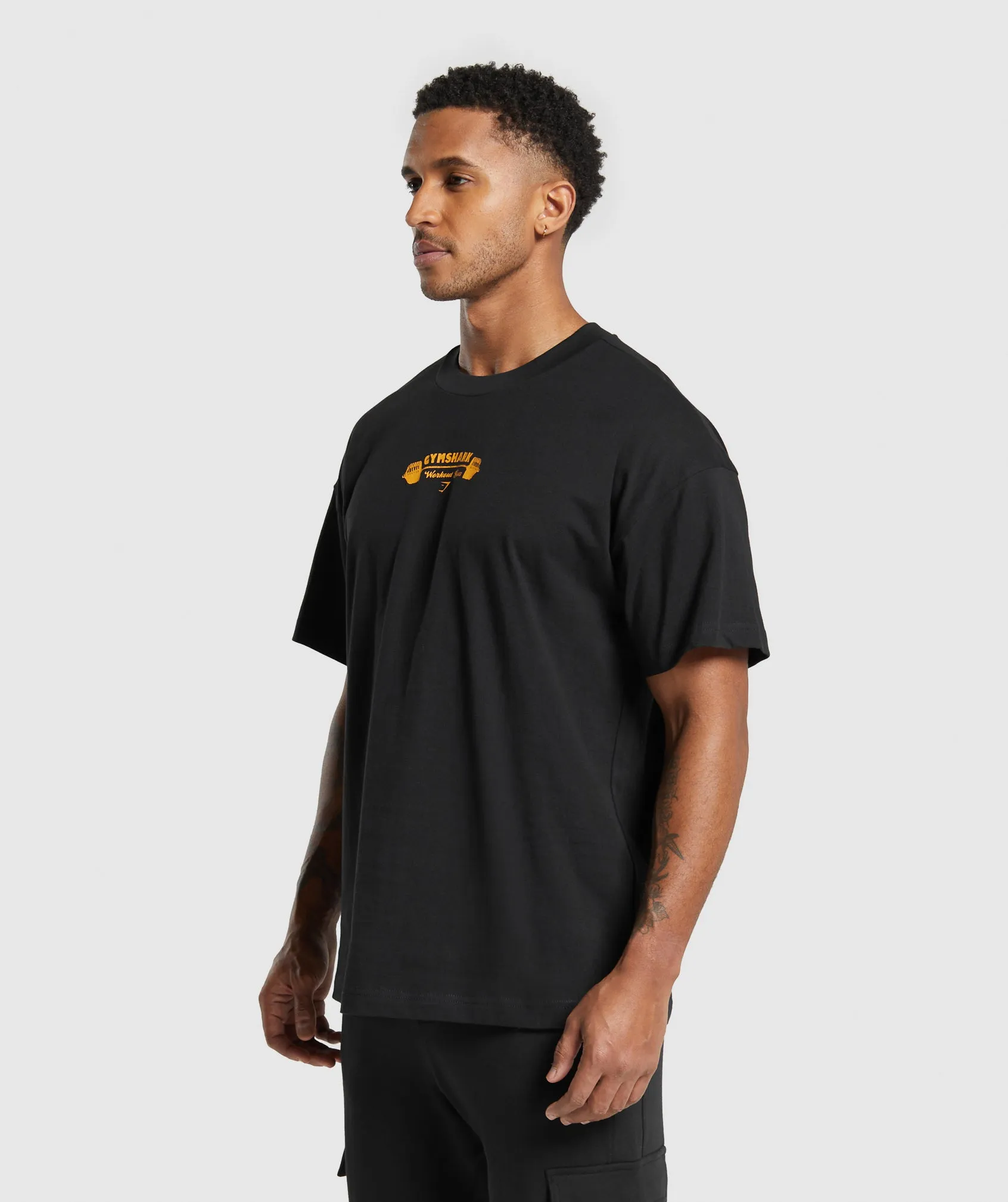 Gymshark Workout Gear T-Shirt - Black sold by Gymshark product image thumbnail 3