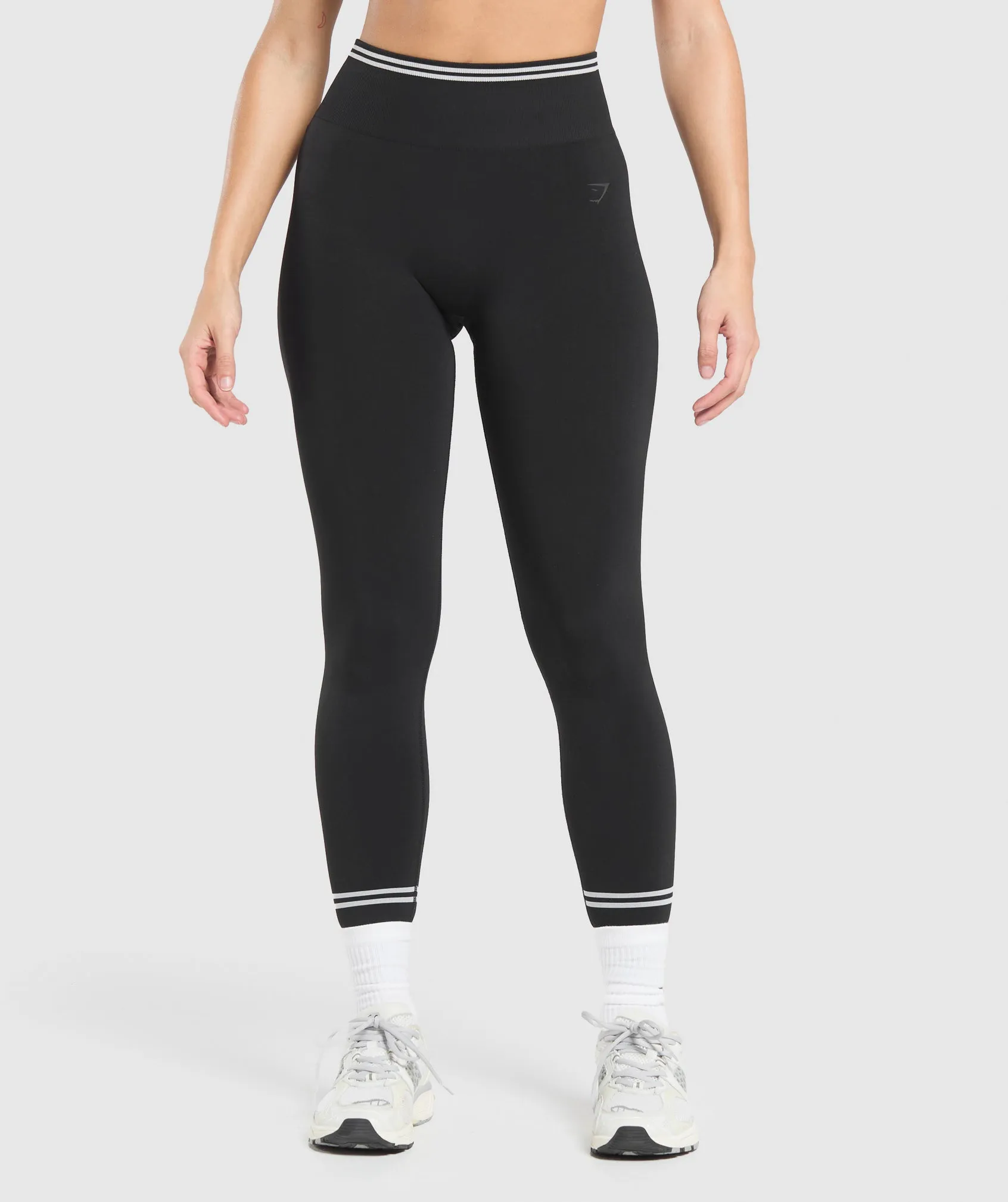 Gymshark Contrast Seamless Leggings - Black sold by Gymshark