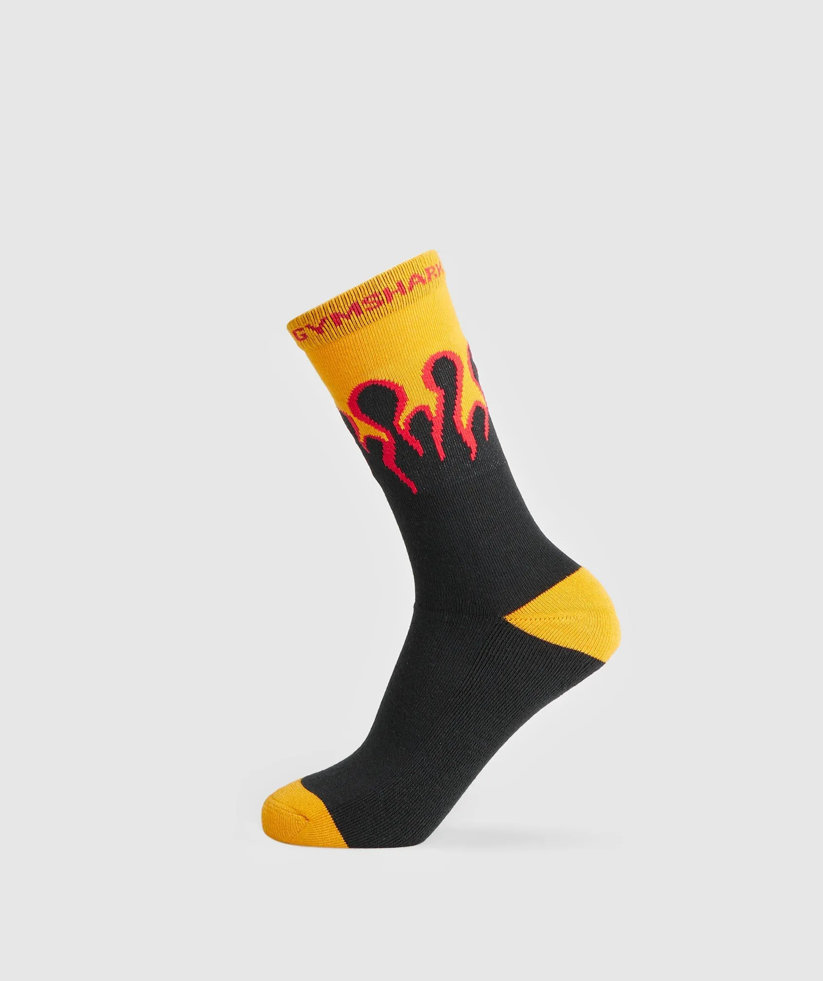 Gymshark Flame Crew Sock - Black sold by Gymshark