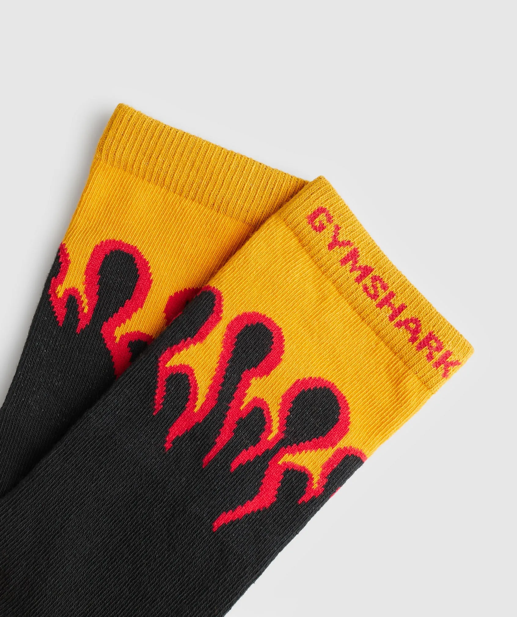 Gymshark Flame Crew Sock - Black sold by Gymshark product image thumbnail 2