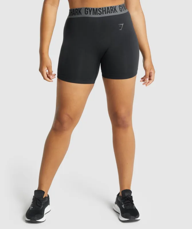 Gymshark Fit Seamless Shorts - Black sold by Gymshark