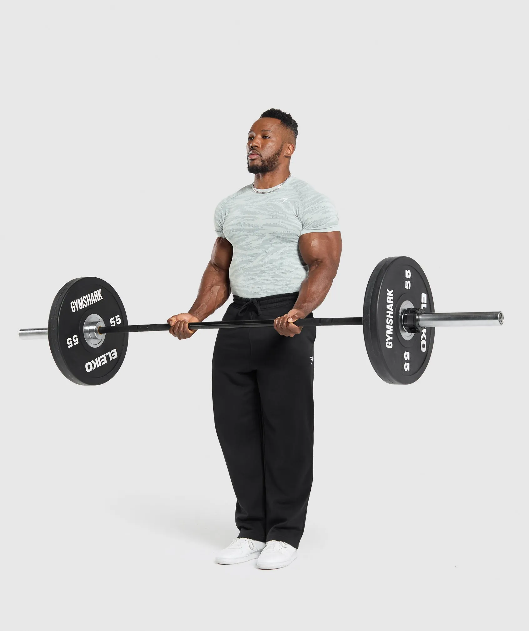 Gymshark Geo Animal Seamless T-Shirt - Cool Blue/Cargo Blue sold by Gymshark product image thumbnail 3