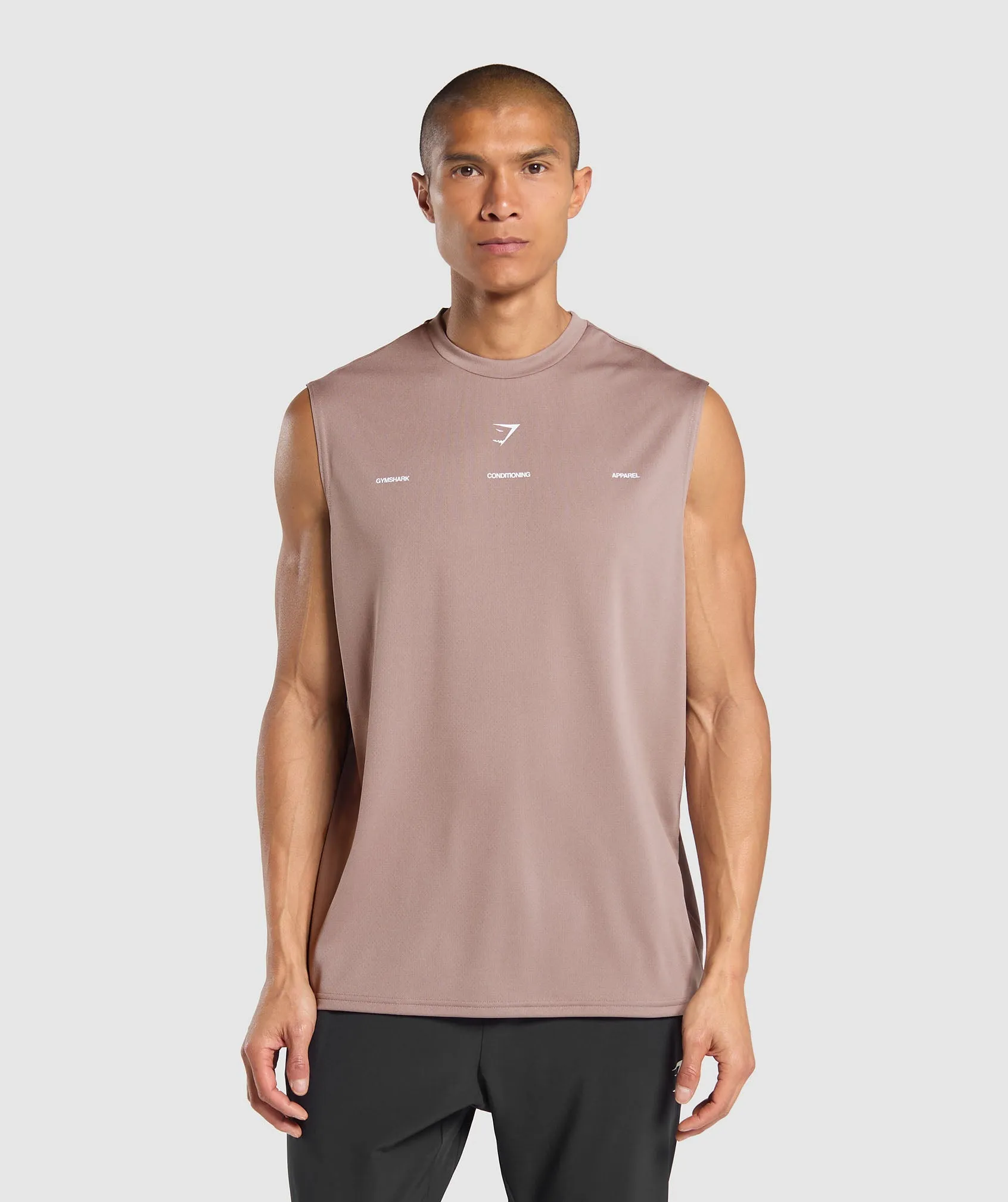 Gymshark Conditioning Apparel Cut Off Tank - Powder Mauve sold by Gymshark product image thumbnail 2