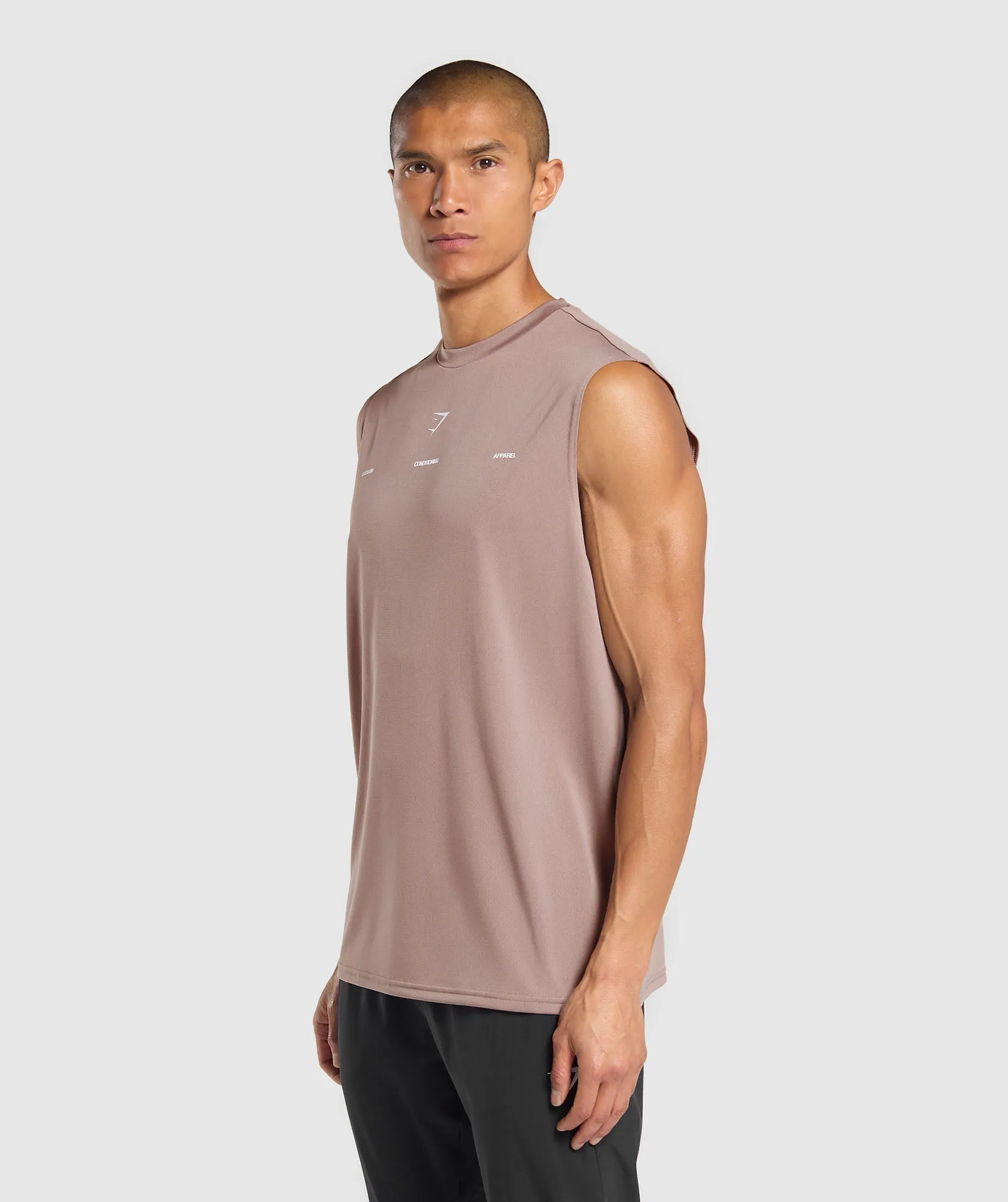 Gymshark Conditioning Apparel Cut Off Tank - Powder Mauve sold by Gymshark product image thumbnail 3
