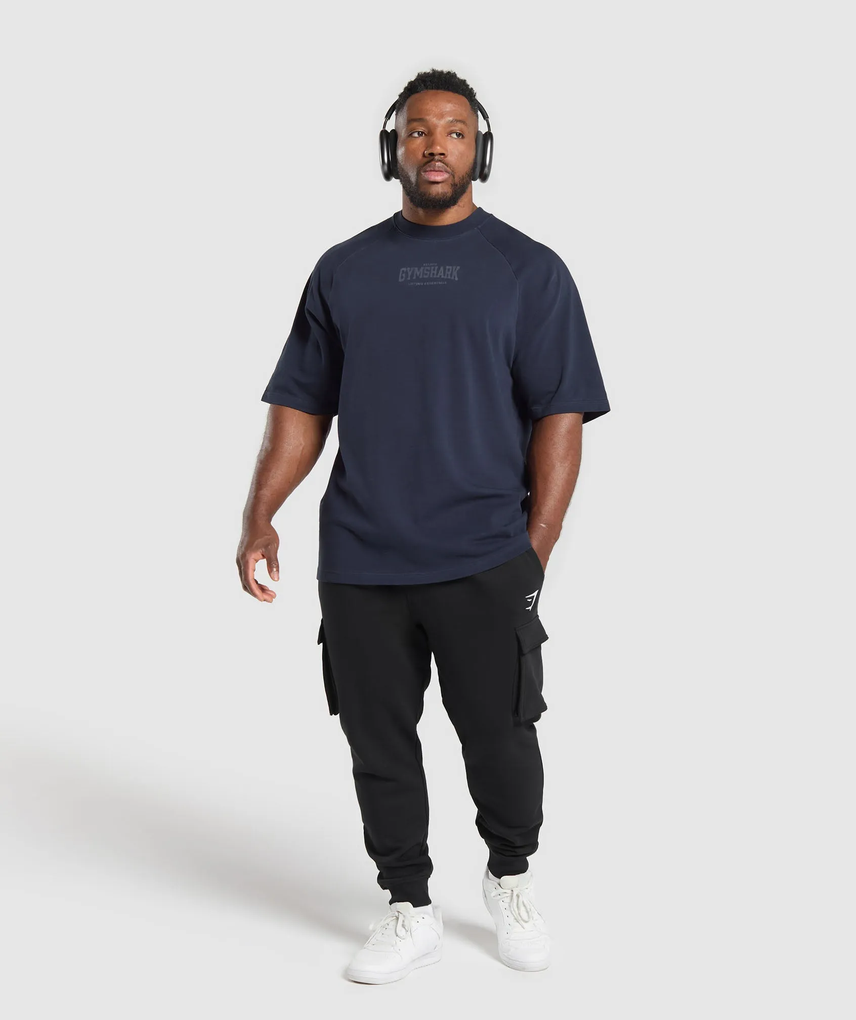 Gymshark Heavyweight T-Shirt - Heavy Blue sold by Gymshark