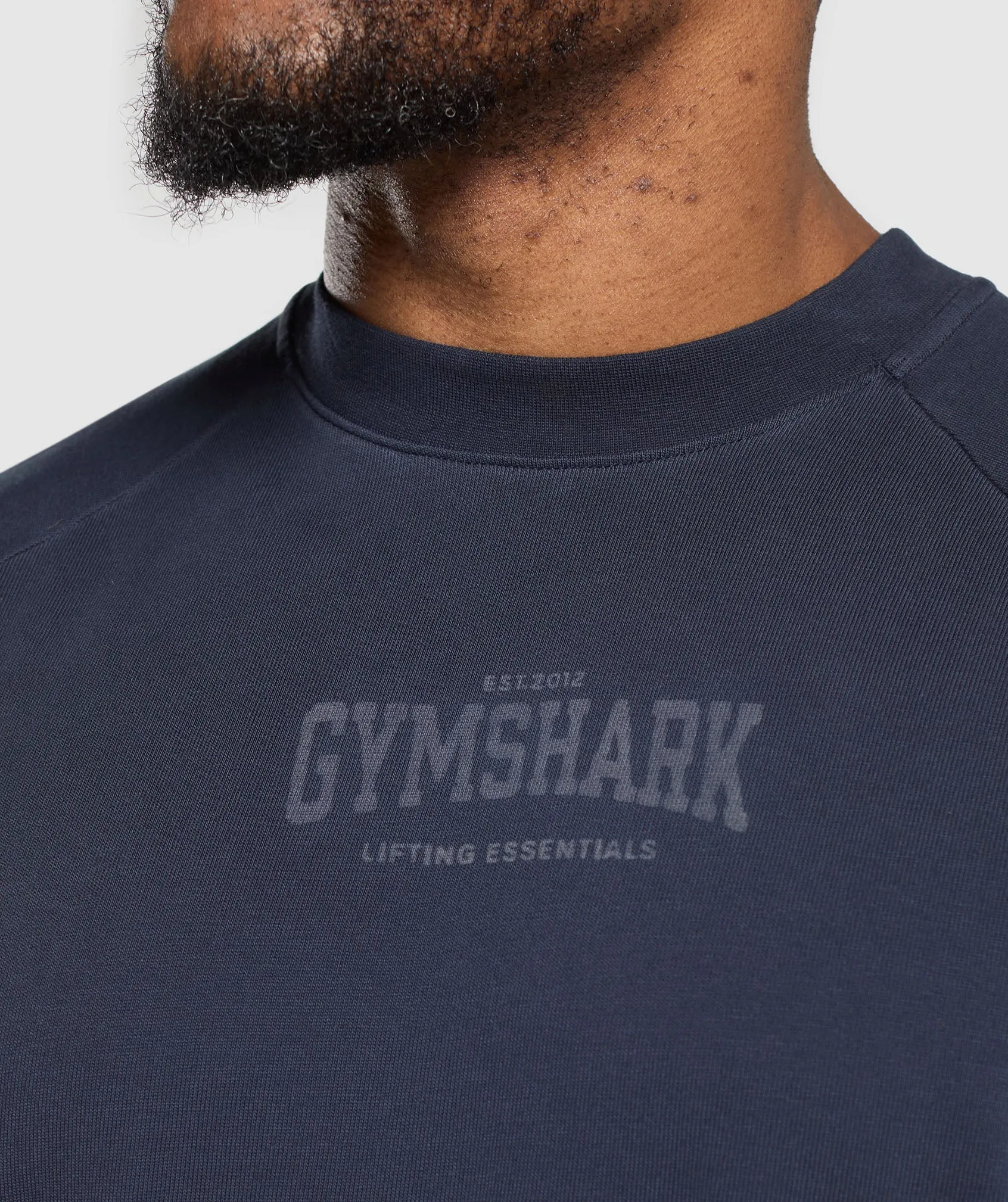 Gymshark Heavyweight T-Shirt - Heavy Blue sold by Gymshark product image thumbnail 5