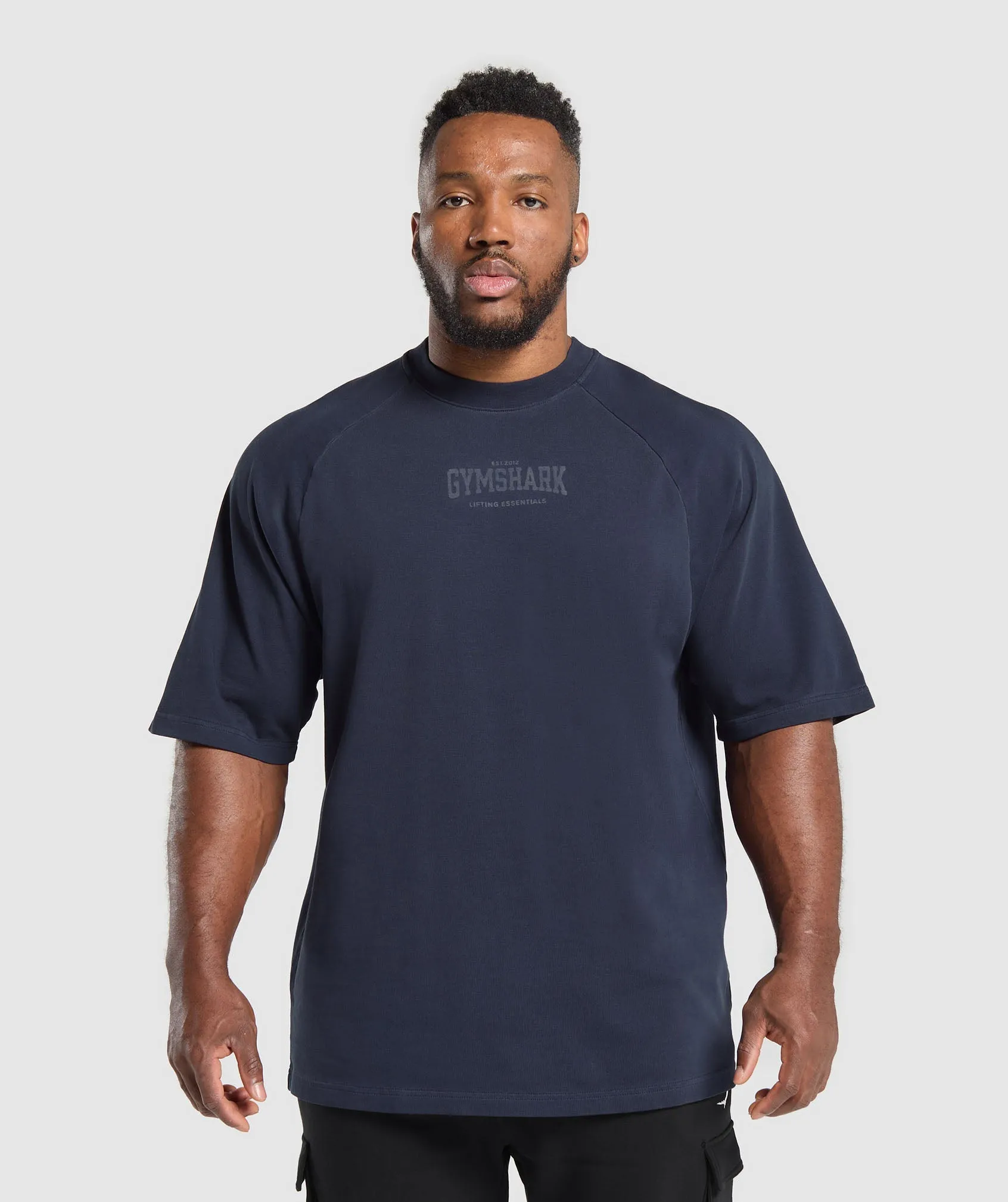 Gymshark Heavyweight T-Shirt - Heavy Blue sold by Gymshark product image thumbnail 4