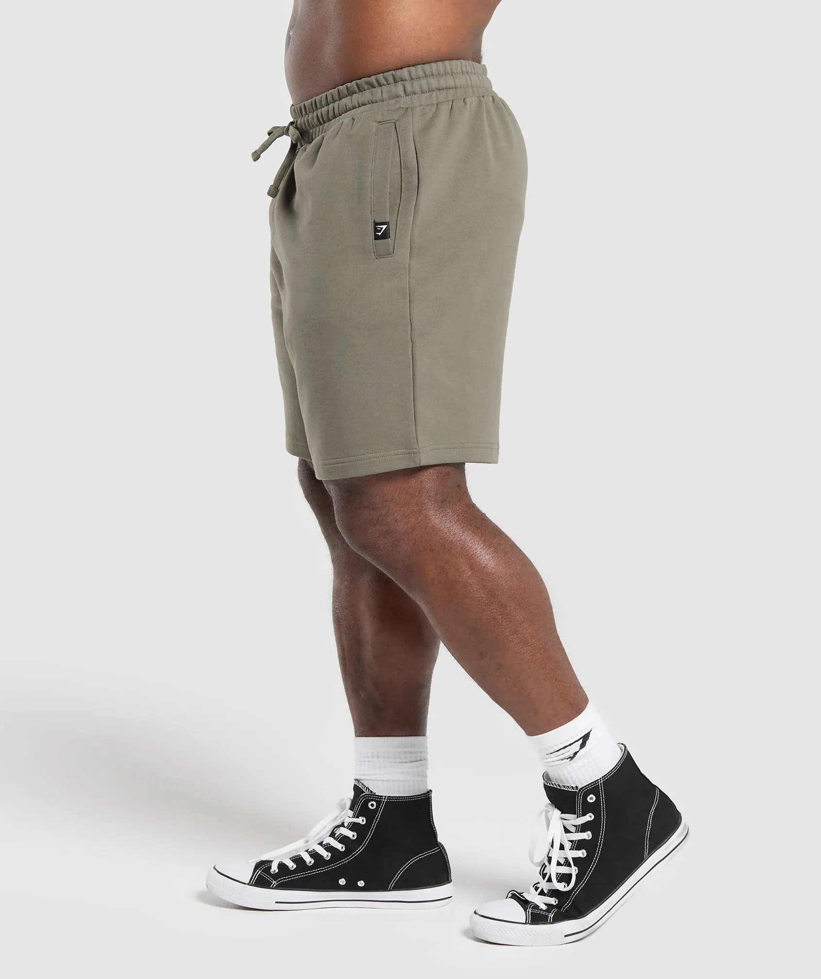 Gymshark Trophy Graphic Shorts - Base Green sold by Gymshark product image thumbnail 4