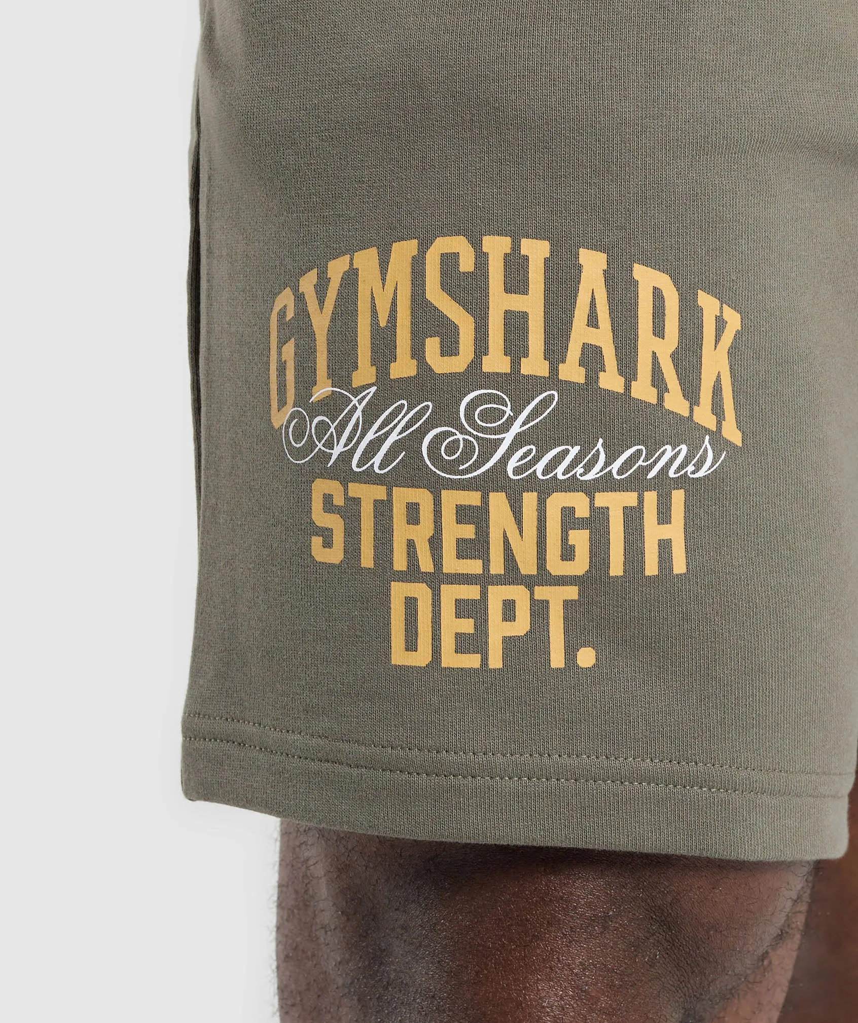 Gymshark Trophy Graphic Shorts - Base Green sold by Gymshark product image thumbnail 5