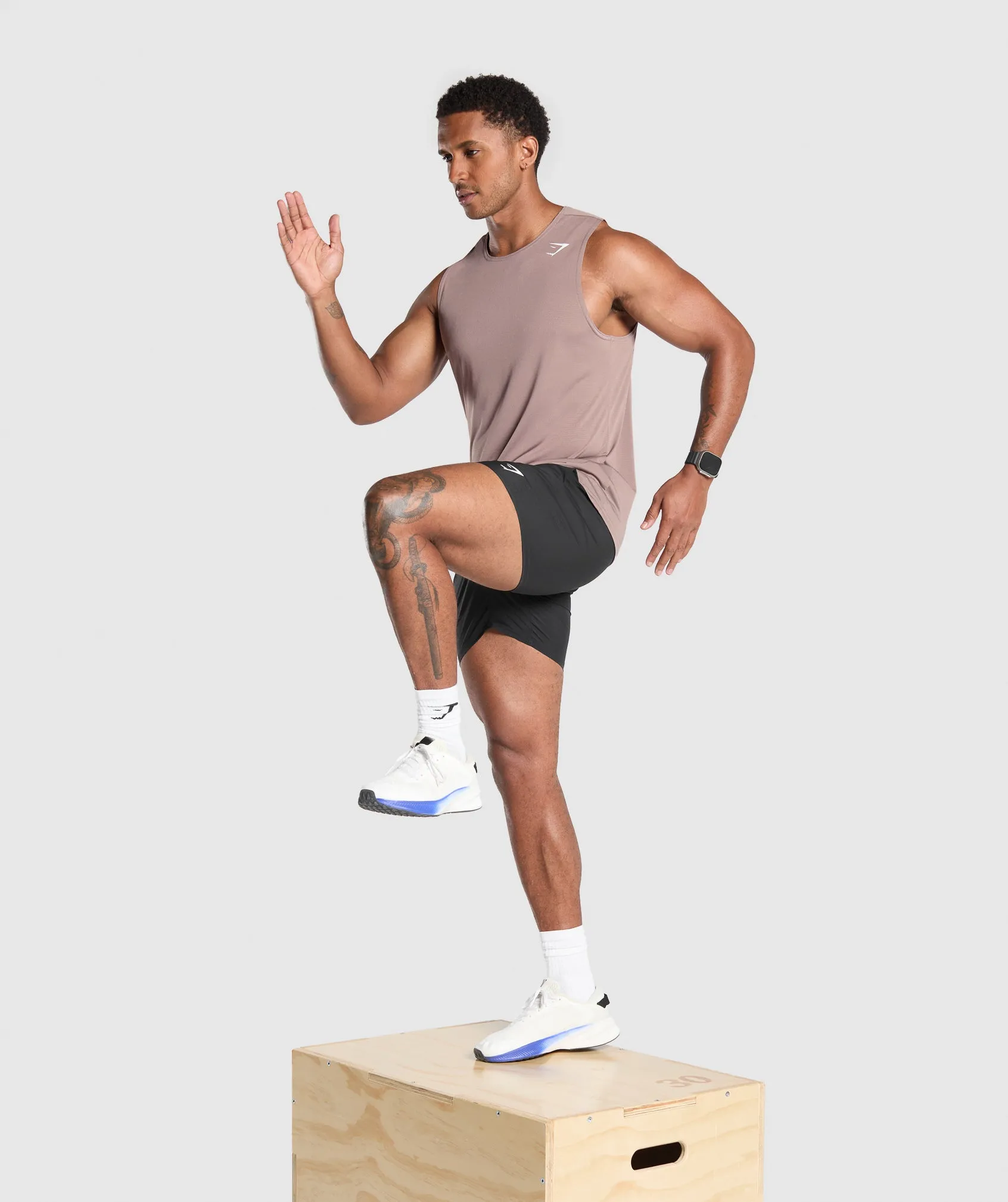 Gymshark Arrival Tank - Powder Mauve sold by Gymshark product image thumbnail 4