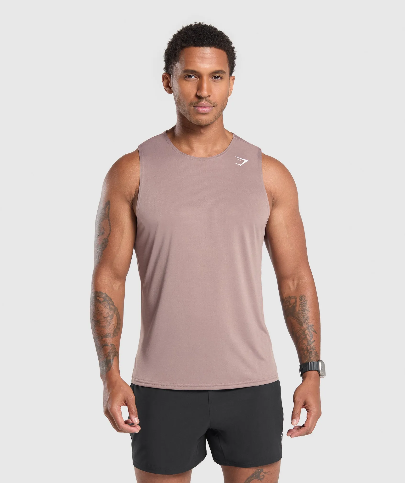 Gymshark Arrival Tank - Powder Mauve sold by Gymshark