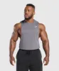 Gymshark React Drop Arm Tank - Brushed Grey sold by Gymshark