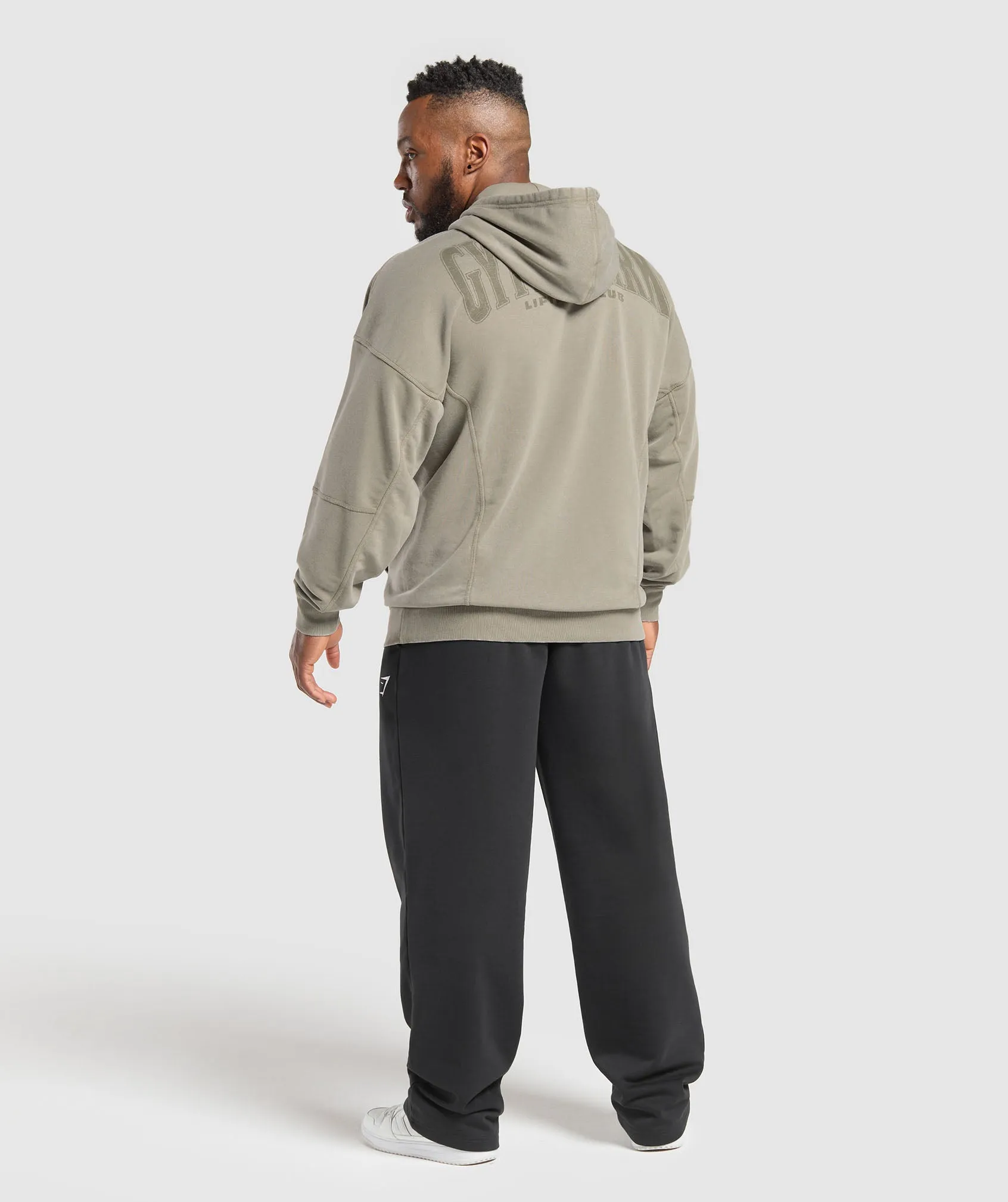 Gymshark Heritage Washed Hoodie - Utility Green sold by Gymshark product image thumbnail 4