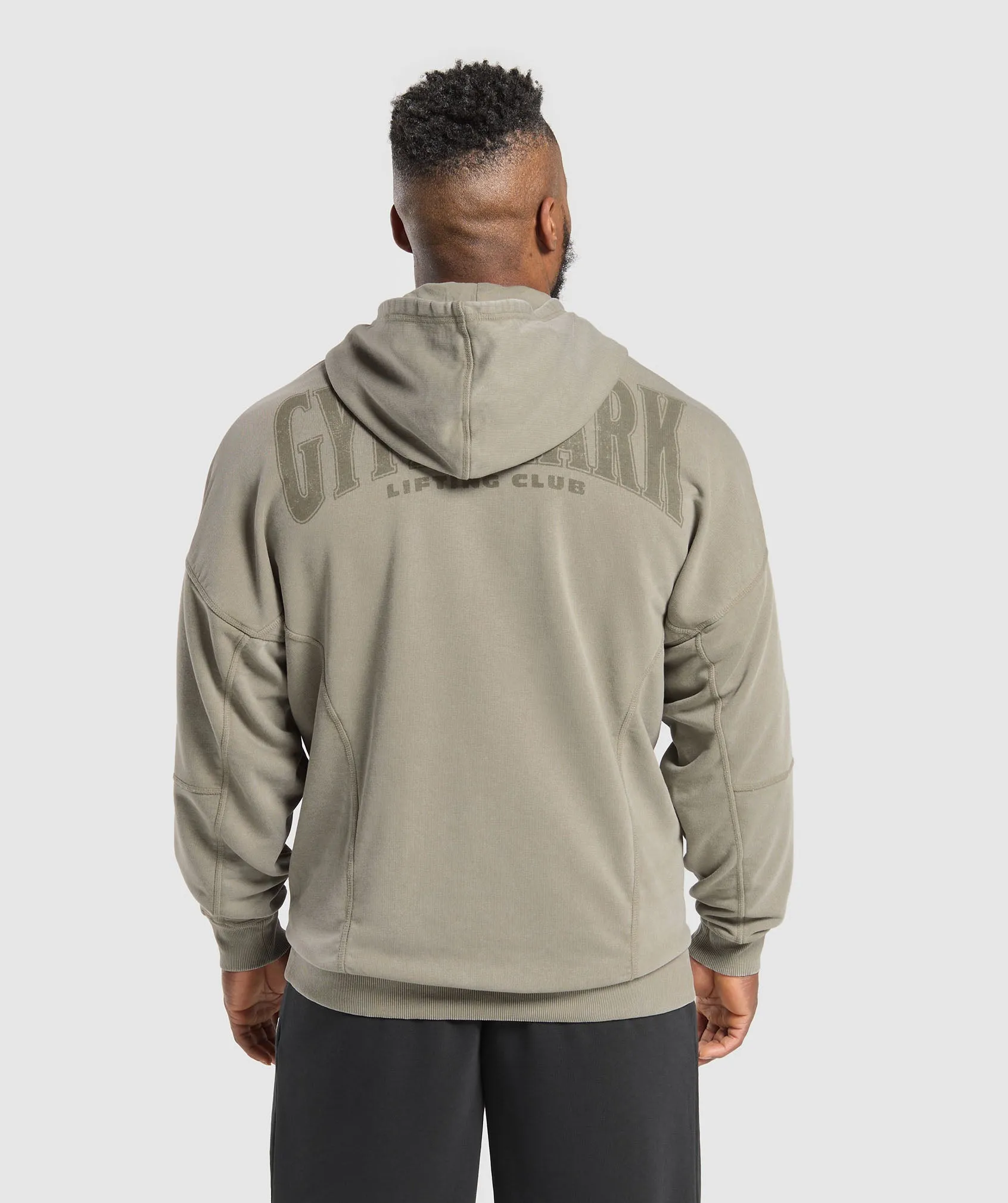 Gymshark Heritage Washed Hoodie - Utility Green sold by Gymshark product image thumbnail 2