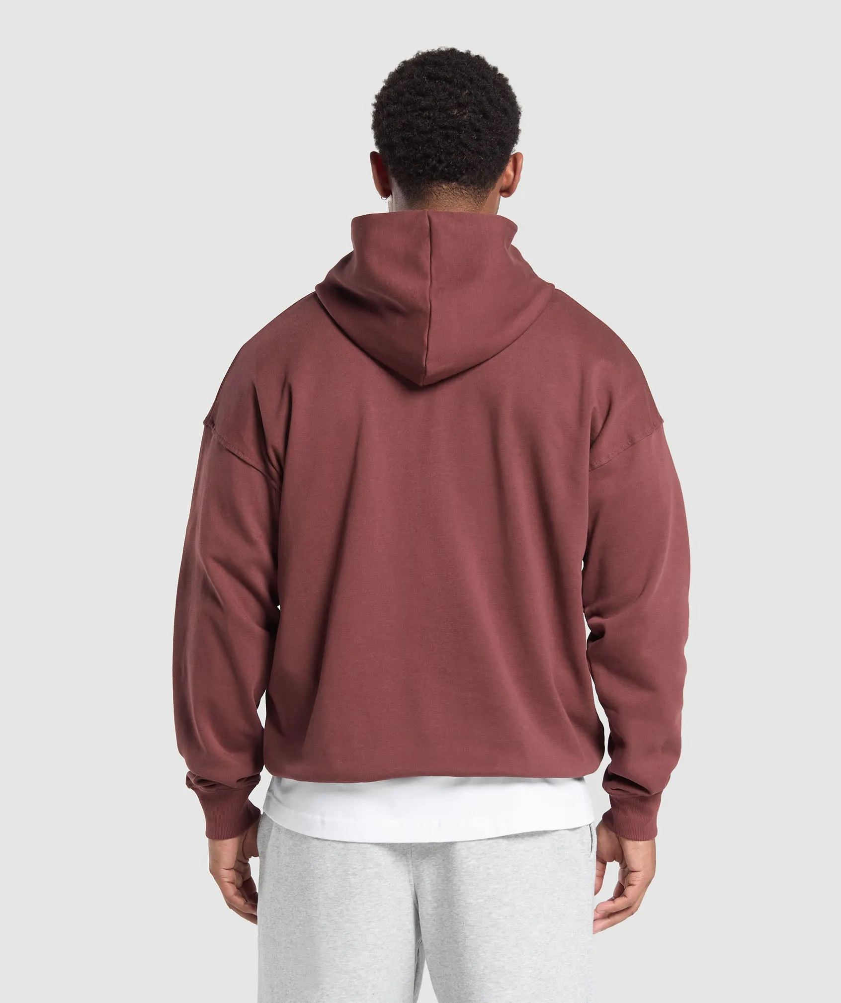 Gymshark Rest Day Essentials Hoodie - Red sold by Gymshark product image thumbnail 2