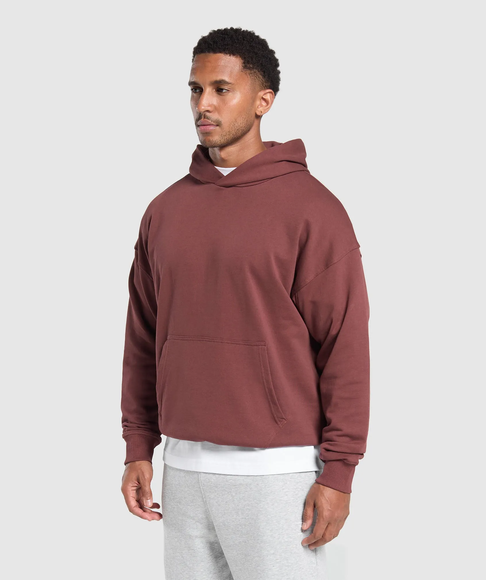 Gymshark Rest Day Essentials Hoodie - Red sold by Gymshark product image thumbnail 4