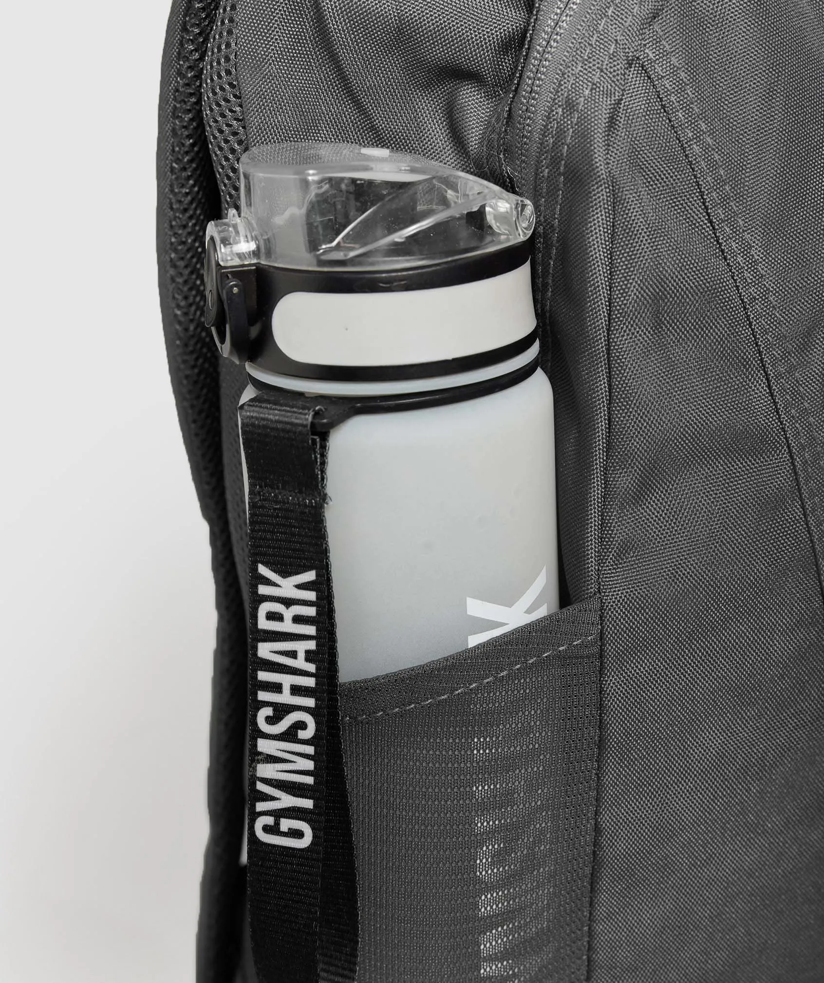 Gymshark Sharkhead Backpack V2 - Graphite Grey/Asphalt Grey sold by Gymshark product image thumbnail 4