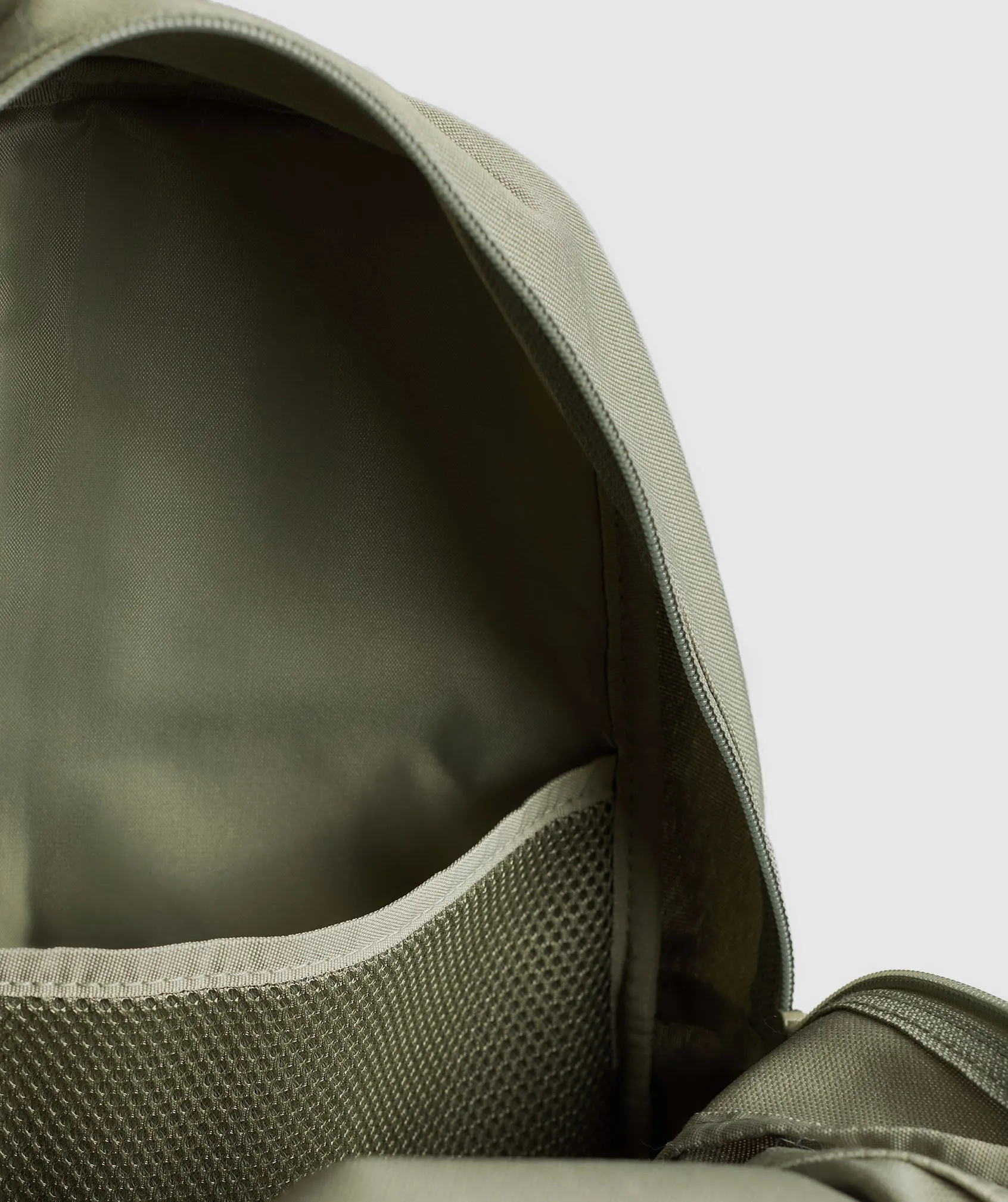 Gymshark Sharkhead Backpack V2 - Chalk Green/Base Green sold by Gymshark product image thumbnail 4