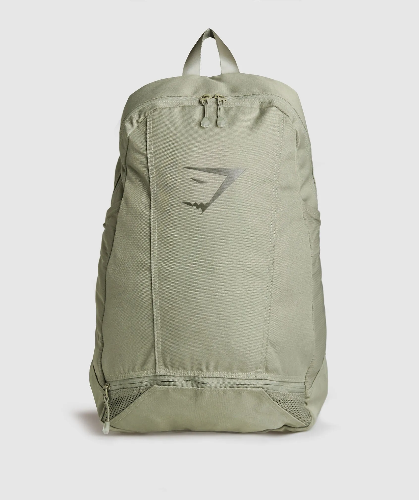 Gymshark Sharkhead Backpack V2 - Chalk Green/Base Green sold by Gymshark