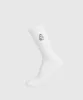 Gymshark Graphic Kettlebell Crew Sock Single - White sold by Gymshark