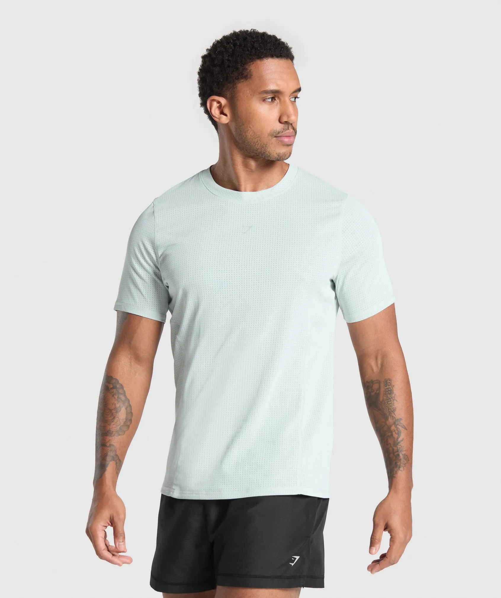 Gymshark Running T Shirt - Cool Blue sold by Gymshark product image thumbnail 3