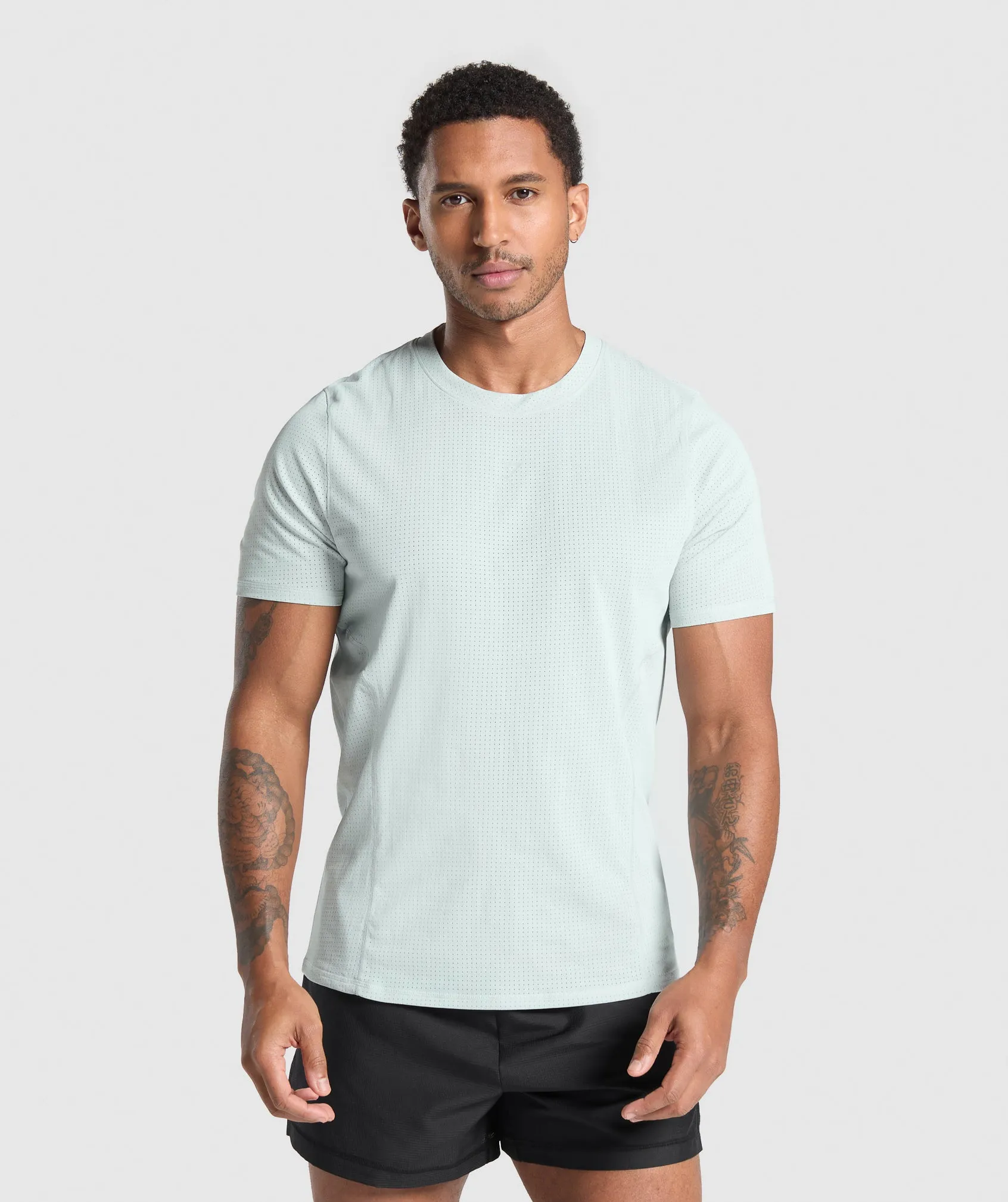 Gymshark Running T Shirt - Cool Blue sold by Gymshark
