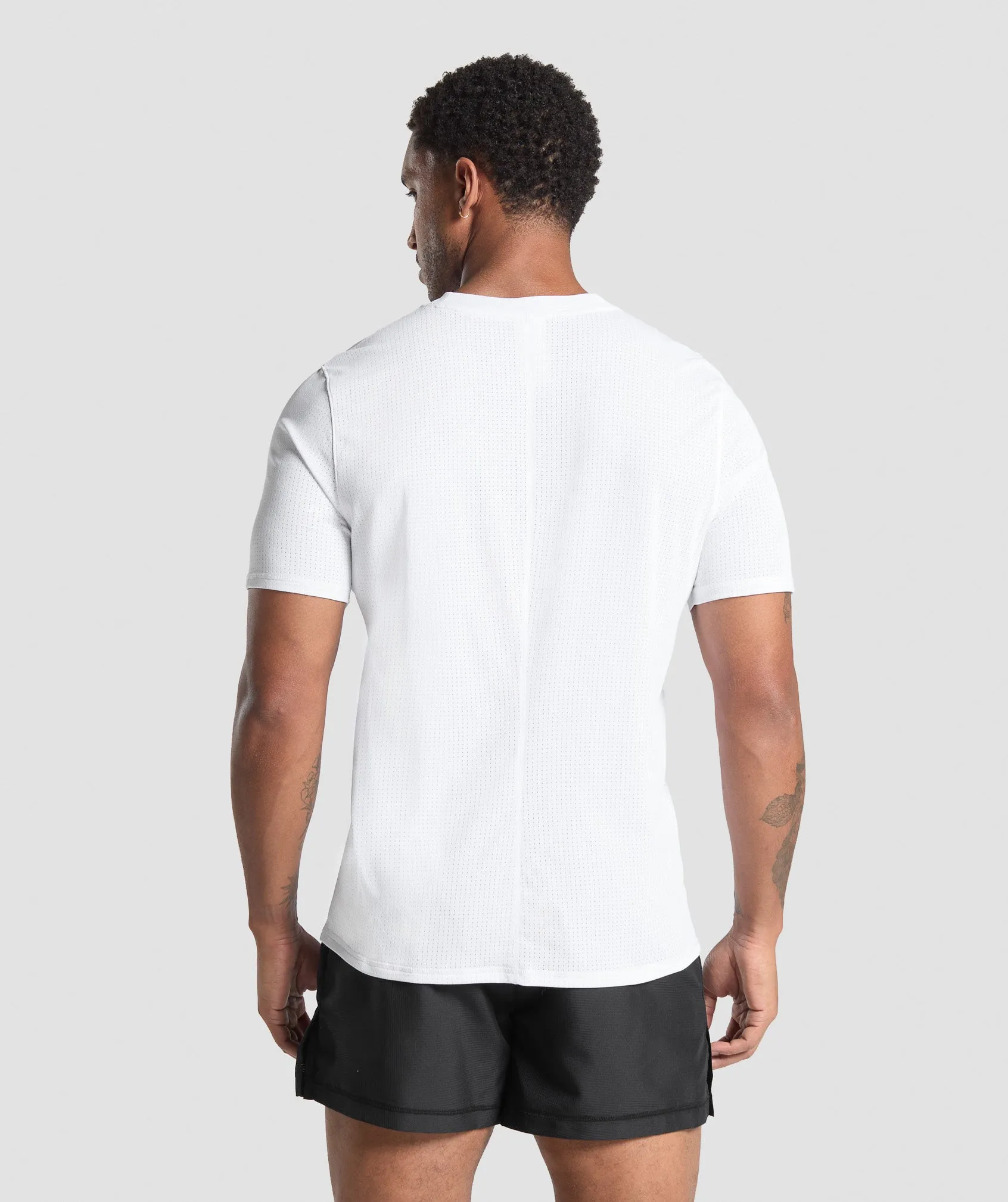 Gymshark Running T Shirt - White sold by Gymshark product image thumbnail 2