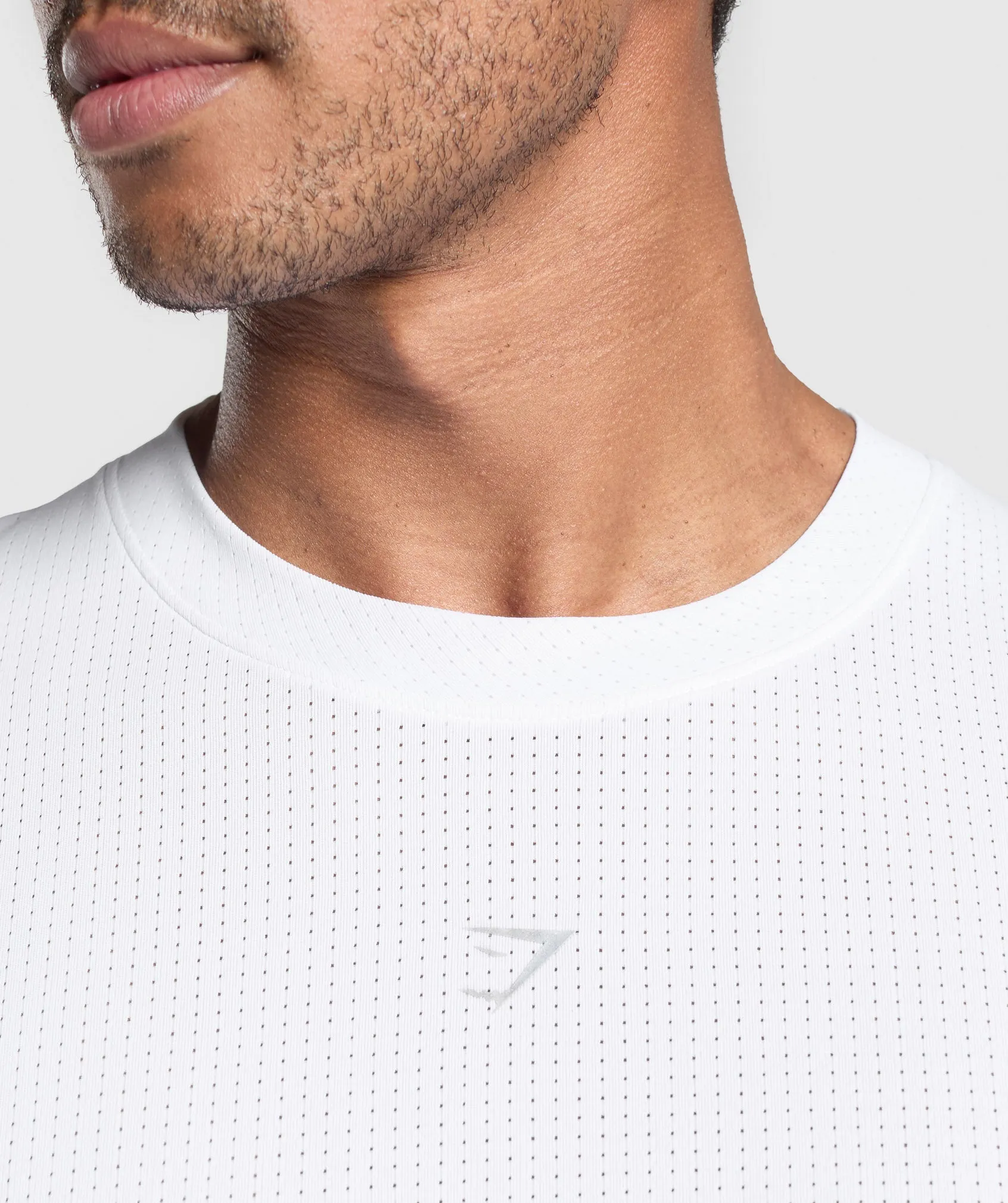 Gymshark Running T Shirt - White sold by Gymshark product image thumbnail 4