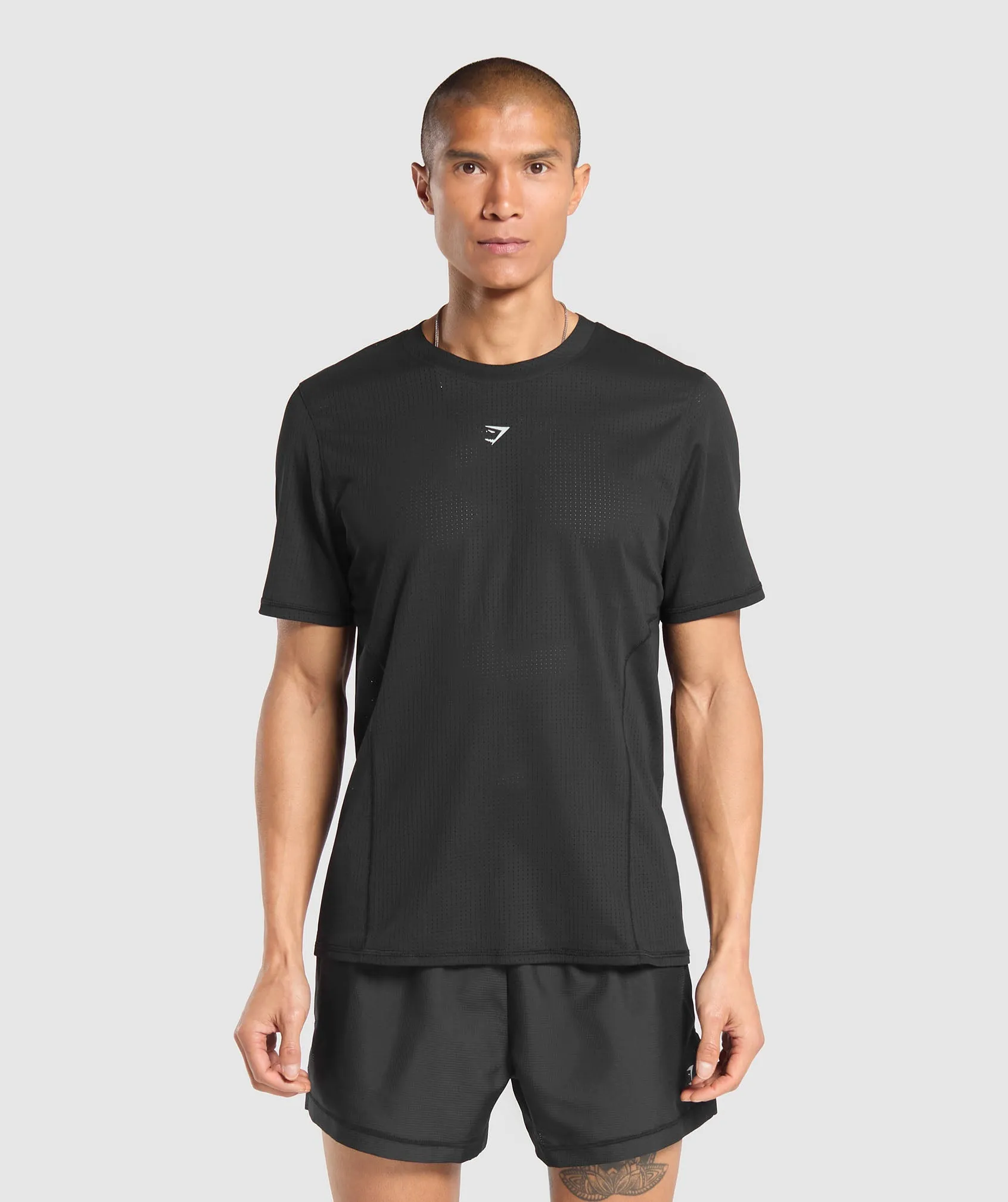 Gymshark Running T Shirt - Black sold by Gymshark