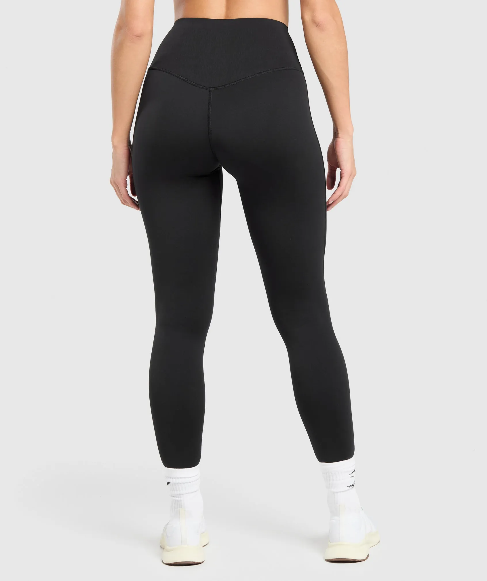 Gymshark Bonded Waistband Leggings - Black sold by Gymshark product image thumbnail 2