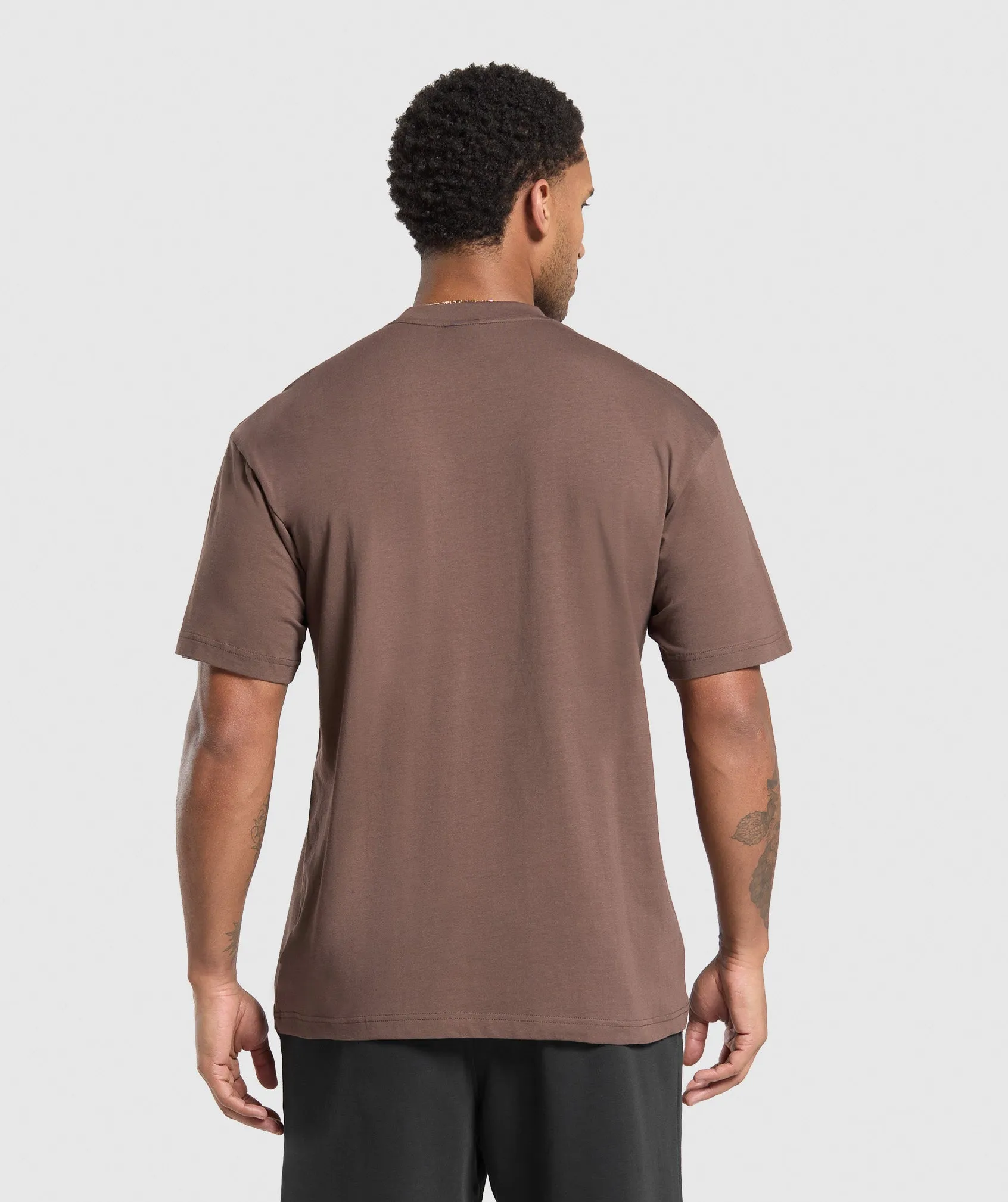 Gymshark Essential Oversized T-Shirt - Walnut Brown sold by Gymshark product image thumbnail 2
