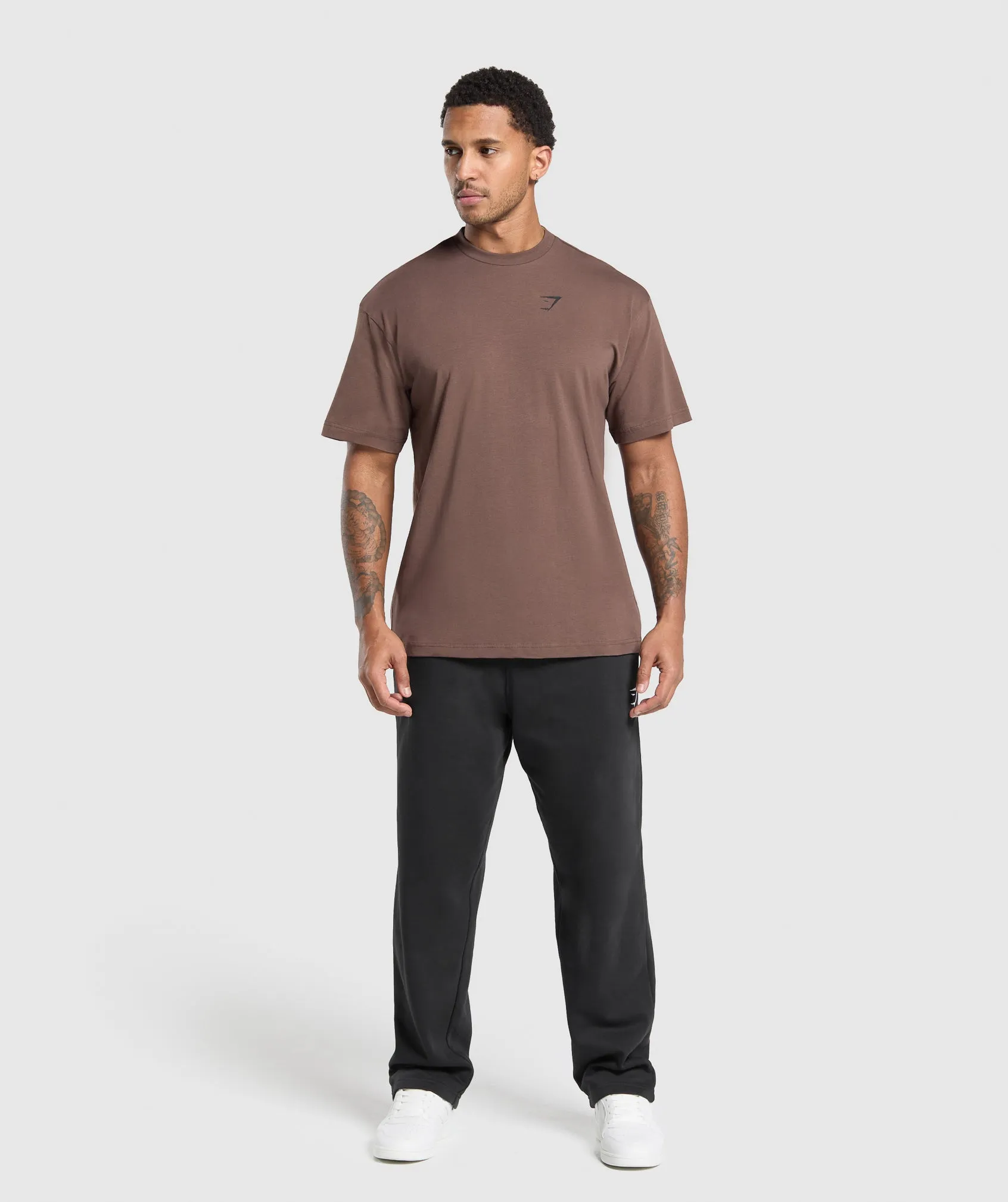 Gymshark Essential Oversized T-Shirt - Walnut Brown sold by Gymshark product image thumbnail 3