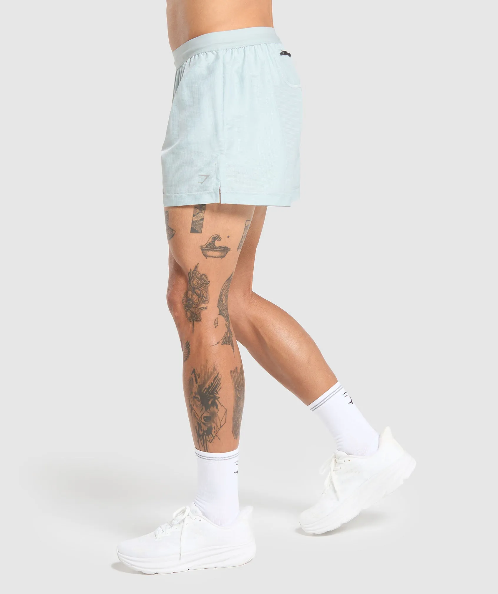 Gymshark Running Shorts - Cool Blue sold by Gymshark product image thumbnail 3