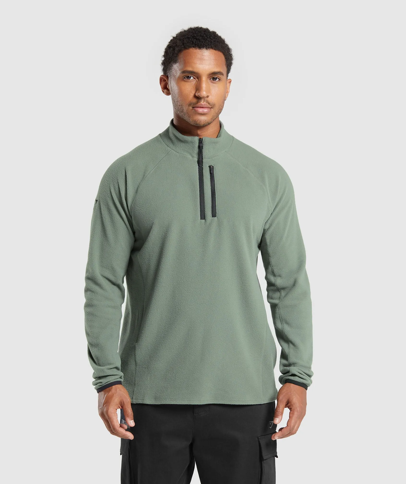 Gymshark Fleece 1/4 Zip - Unit Green sold by Gymshark