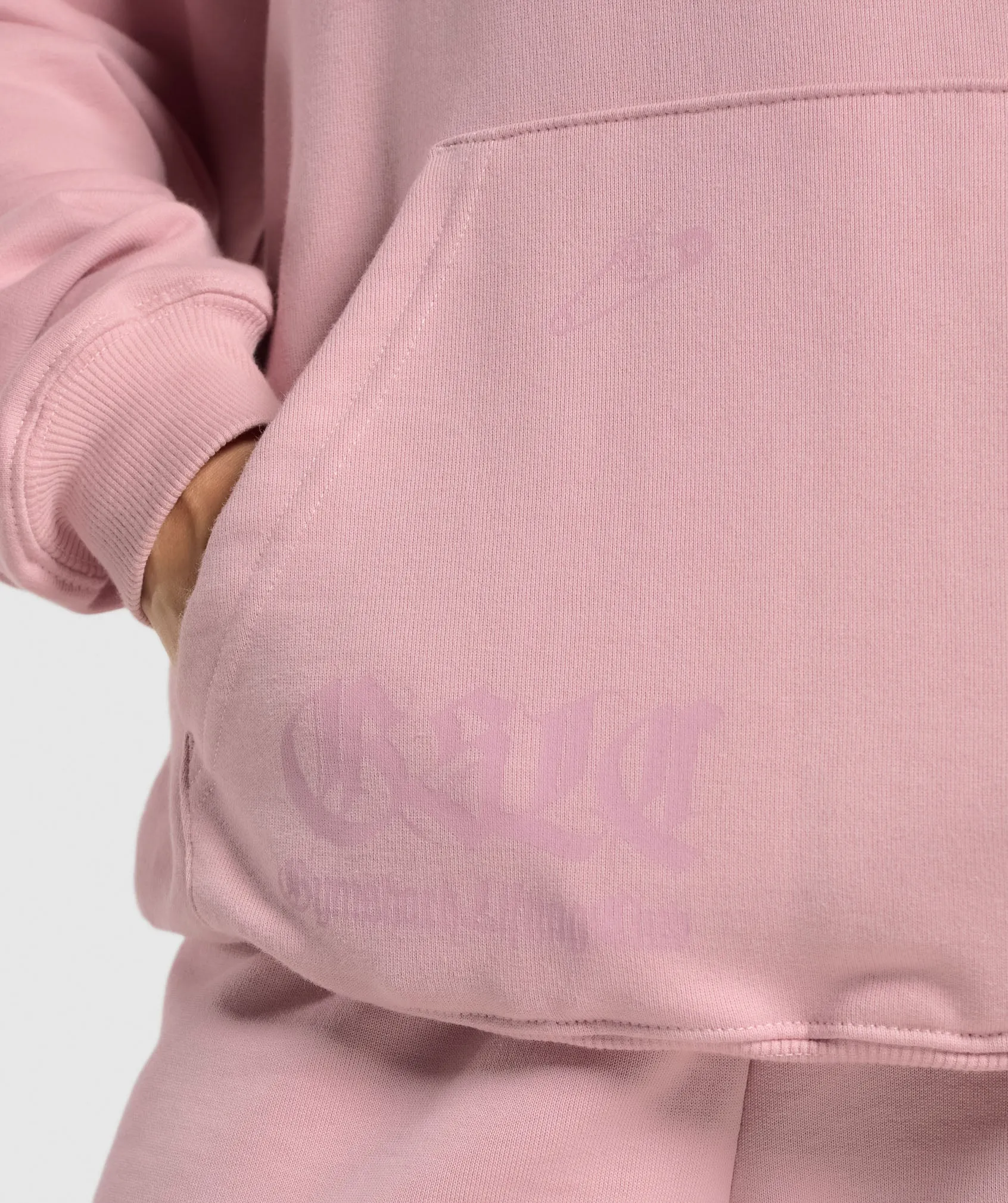 Gymshark Scribble Oversized Hoodie - Light Pink sold by Gymshark product image thumbnail 5