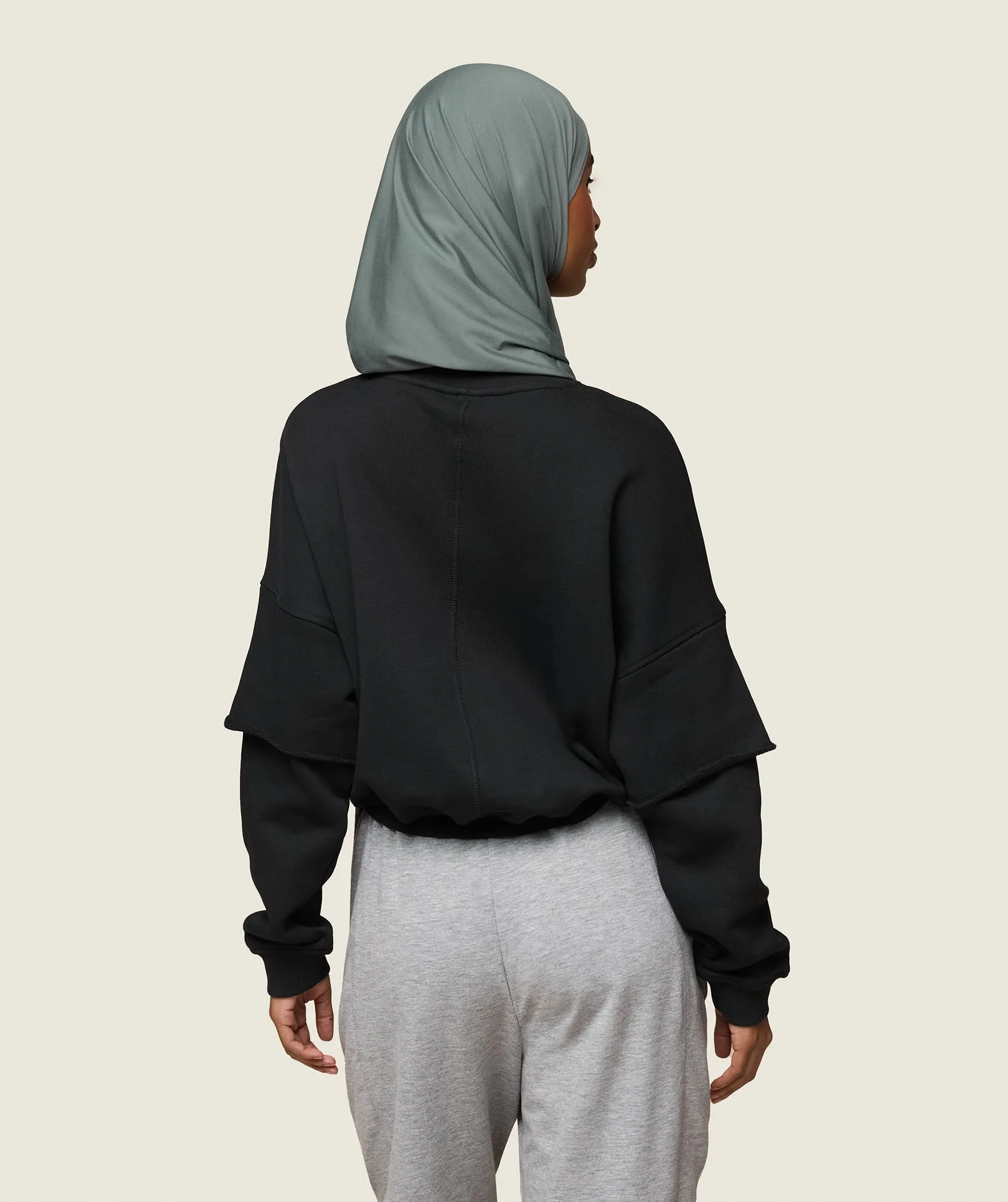 Gymshark GS x Leana Deeb Oversized Sweat - Black sold by Gymshark product image thumbnail 2