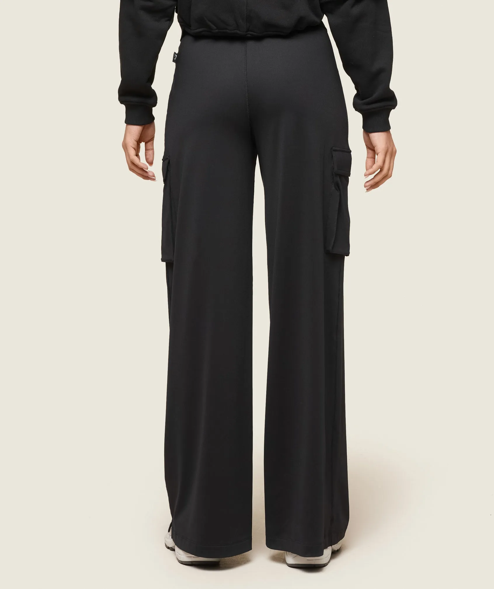 Gymshark GS x Leana Deeb Flared Pants - Black sold by Gymshark product image thumbnail 2