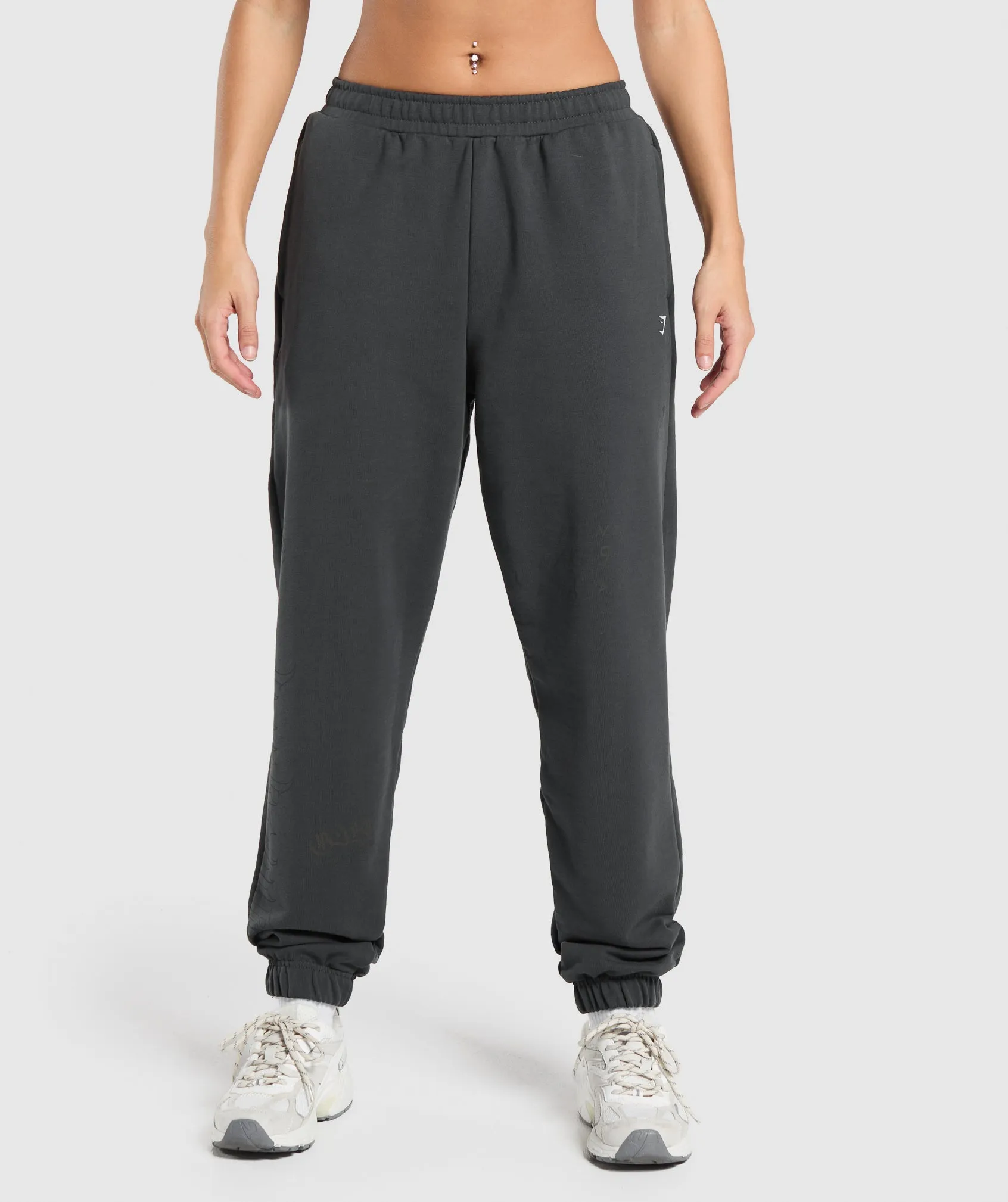 Gymshark Scribble Oversized Joggers - Asphalt Grey sold by Gymshark