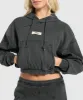 Gymshark Rest Day Ribbed Hoodie - Asphalt Grey sold by Gymshark